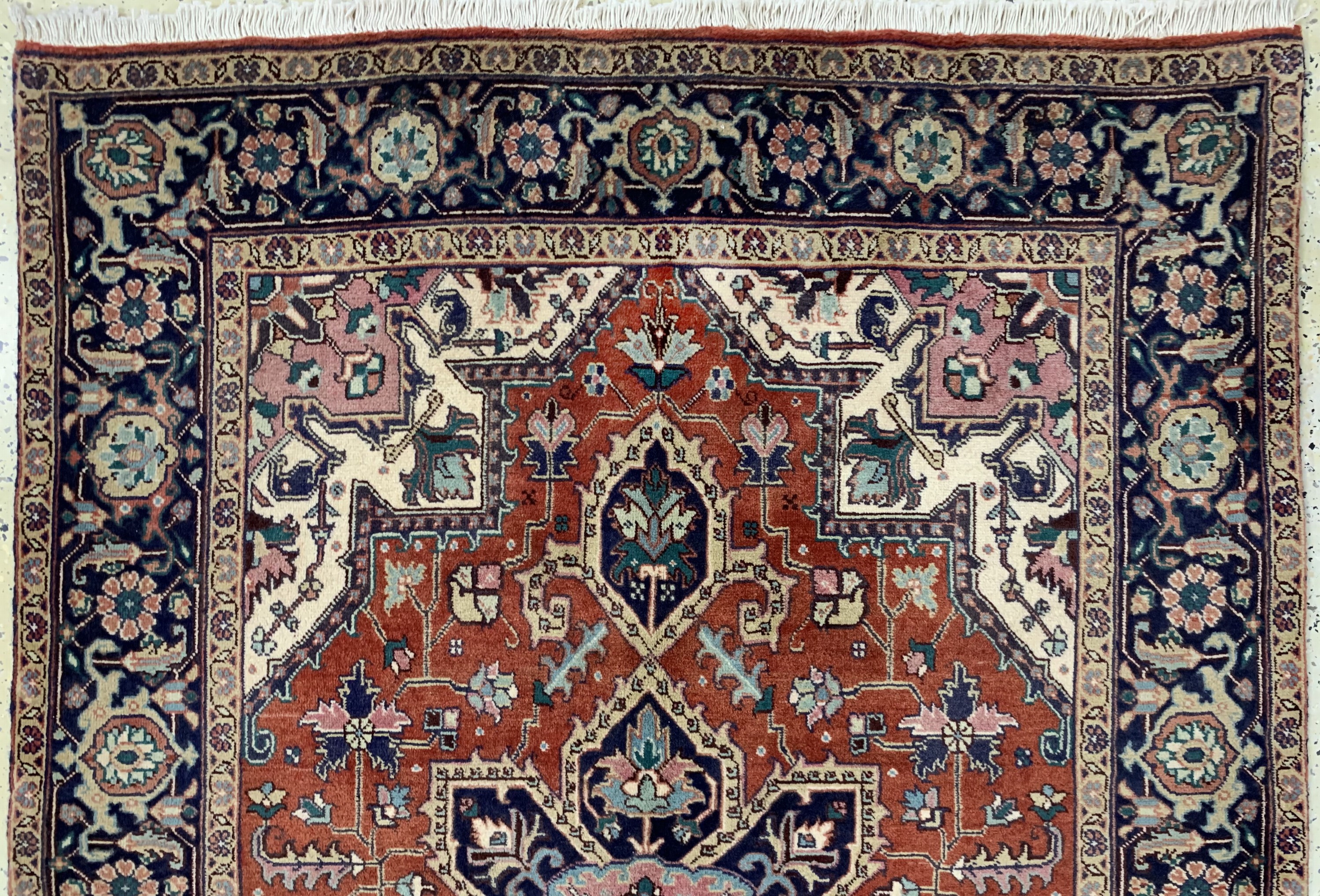Detail a: Heriz, Persien, Mitte 20.Jhd, Wolle auf Baumwolle, ca. 219 x 147 cm, EHZ: 2