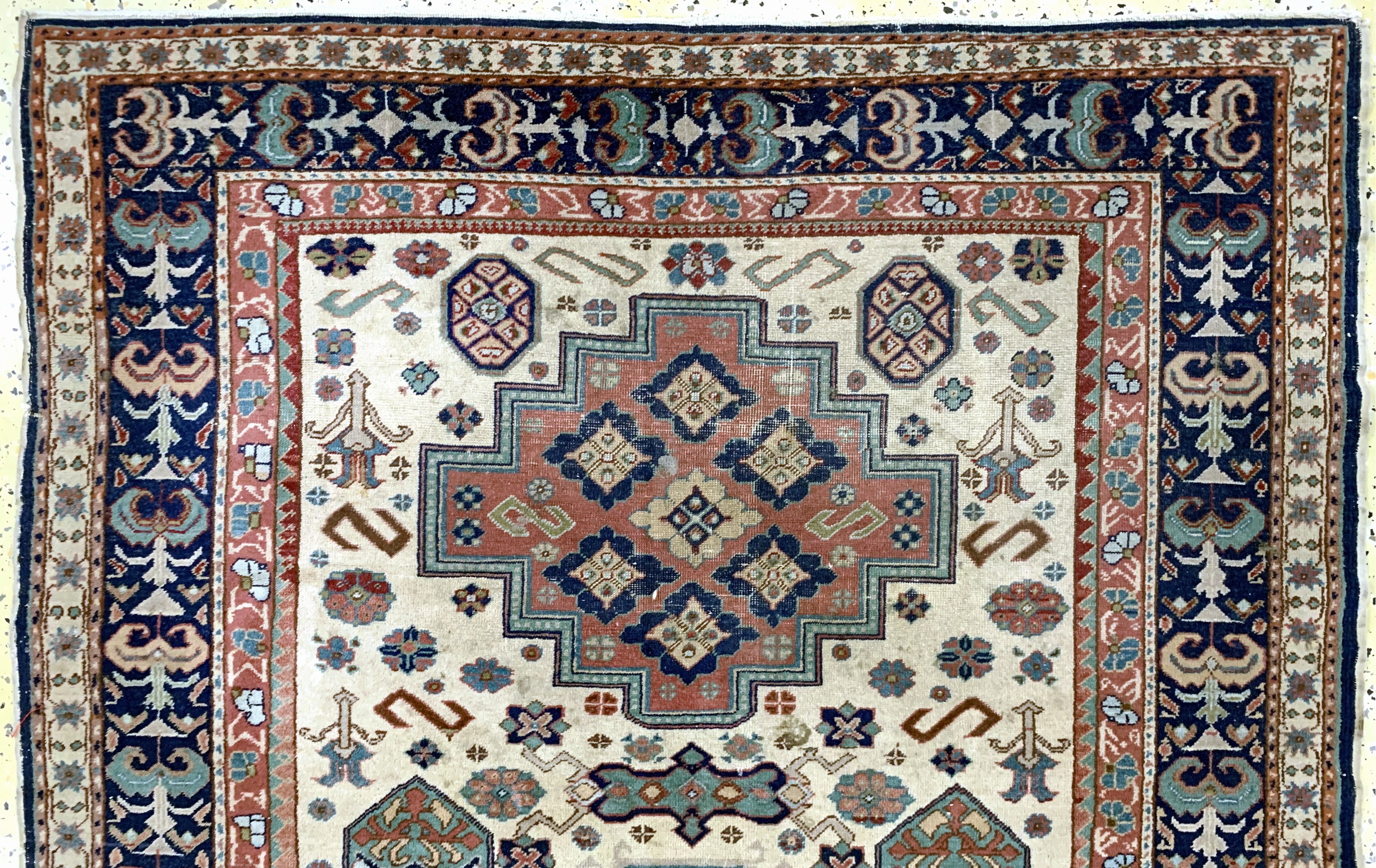 Detail a: Konvolut Schirwan & Derbent, Kaukasus, Anfang 20.Jhd, Wolle auf Baumwolle, ca. 185 x 126 cm, EHZ: 3