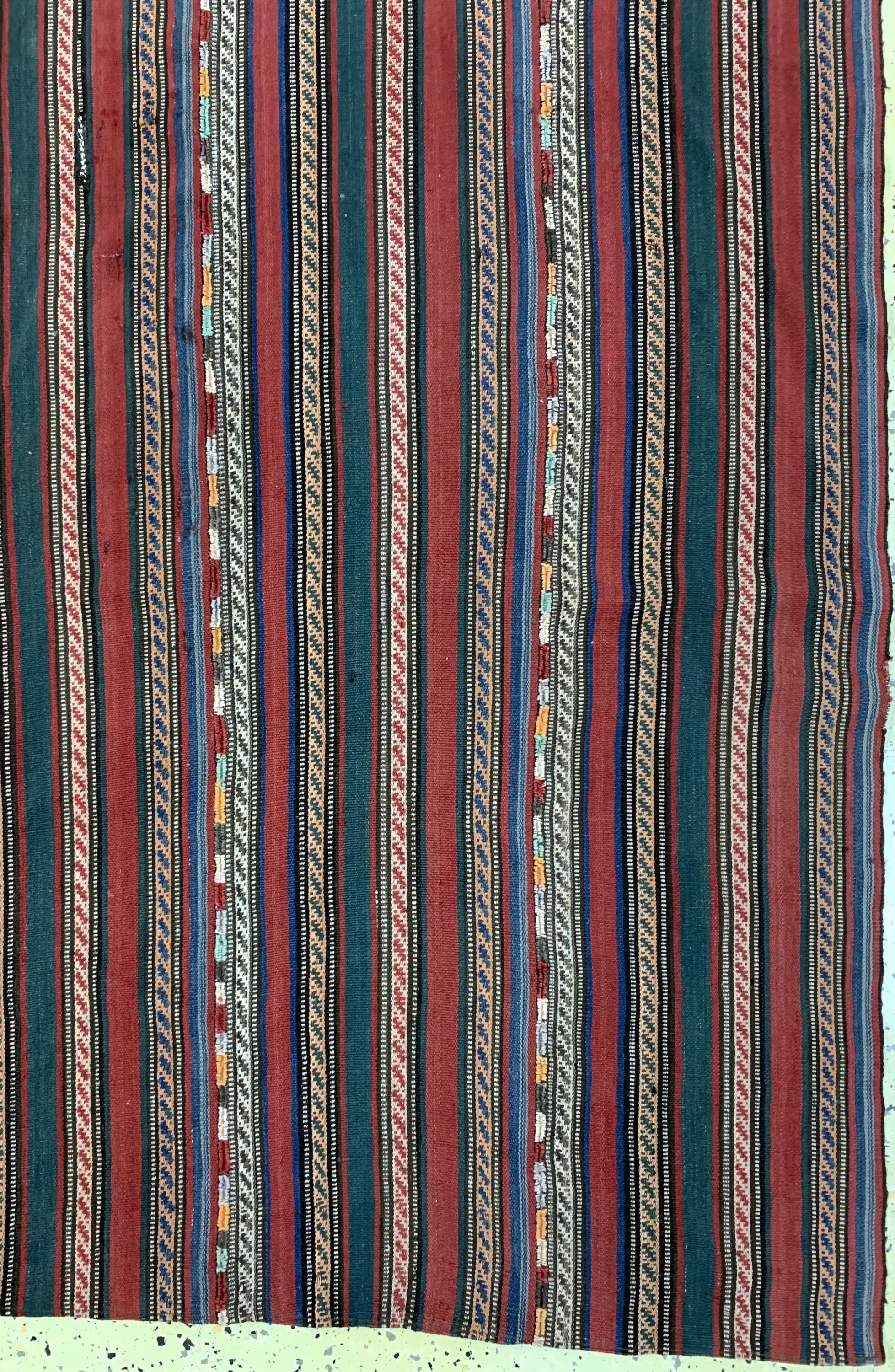 Detail a: Djajim"Nomaden Decke", Persien, Anfang 20.Jhd, Wolle auf Wolle, ca. 236 x 190 cm, EHZ: 2(6 Bahnen)