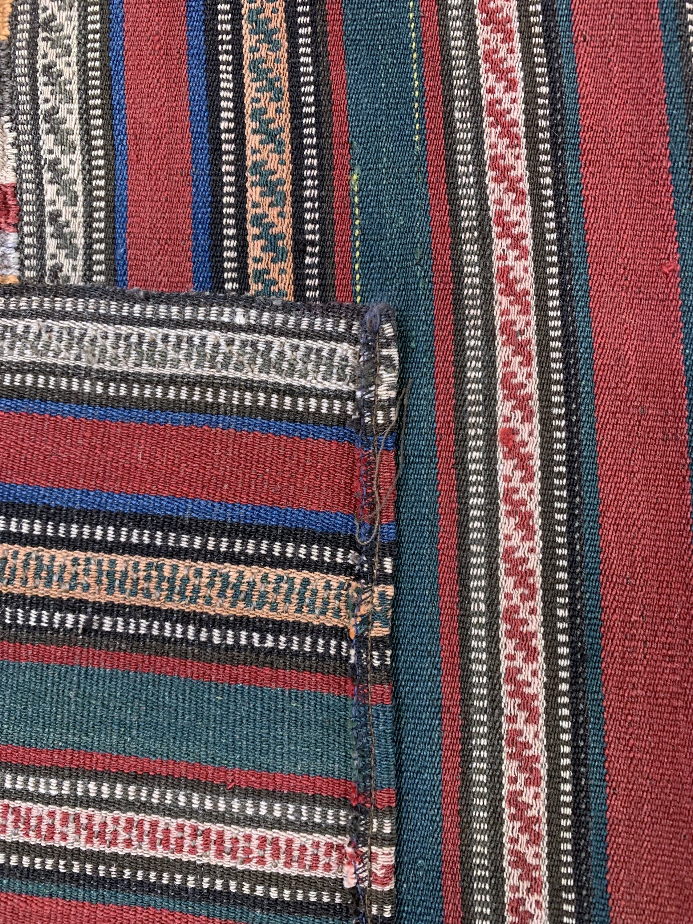 Detail f: Djajim"Nomaden Decke", Persien, Anfang 20.Jhd, Wolle auf Wolle, ca. 236 x 190 cm, EHZ: 2(6 Bahnen)