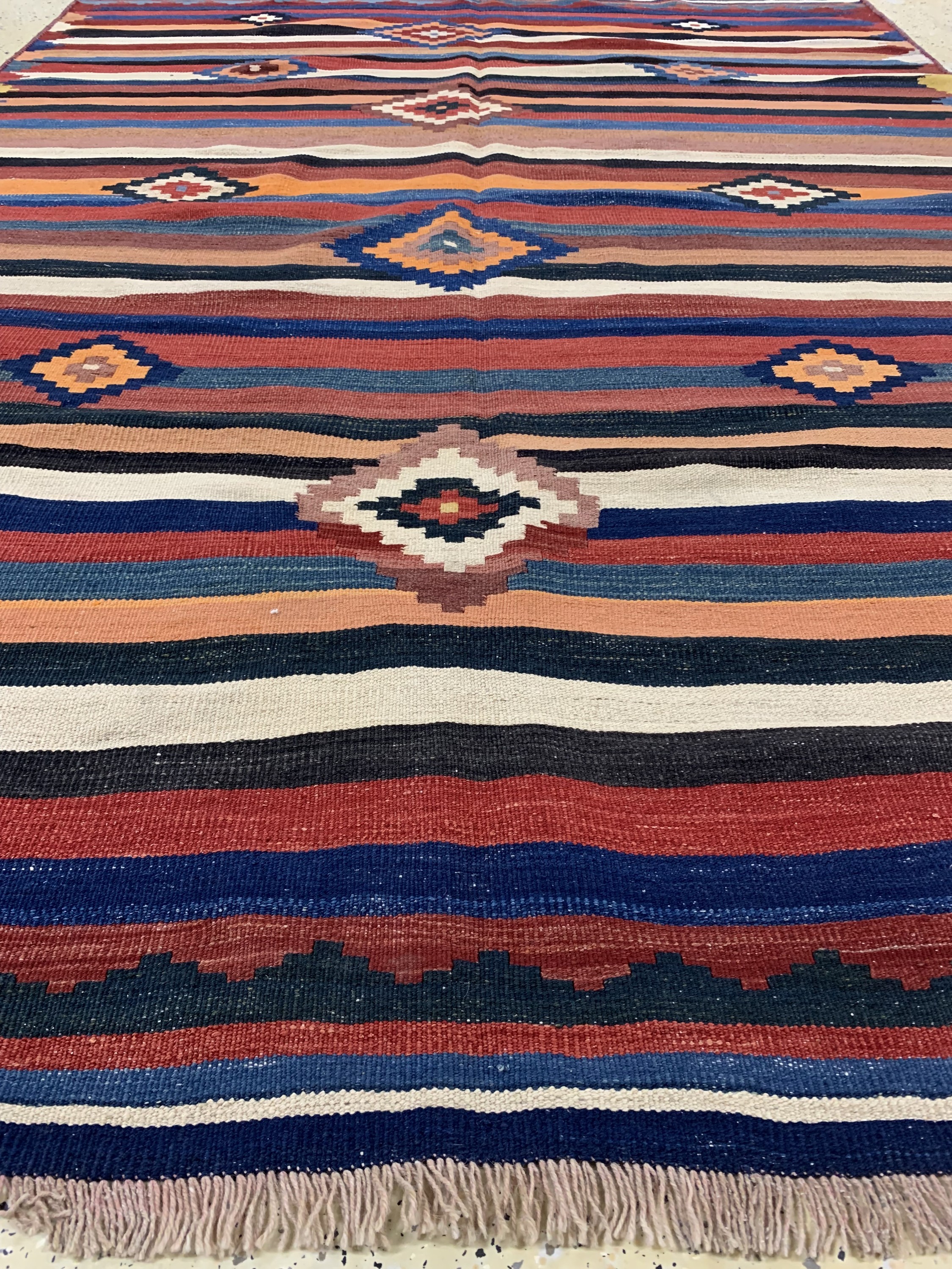 Detail e: Ghaschgai Kelim, Persien, Mitte 20.Jhd, Wolle auf Wolle, ca. 283 x 200 cm, EHZ: 2