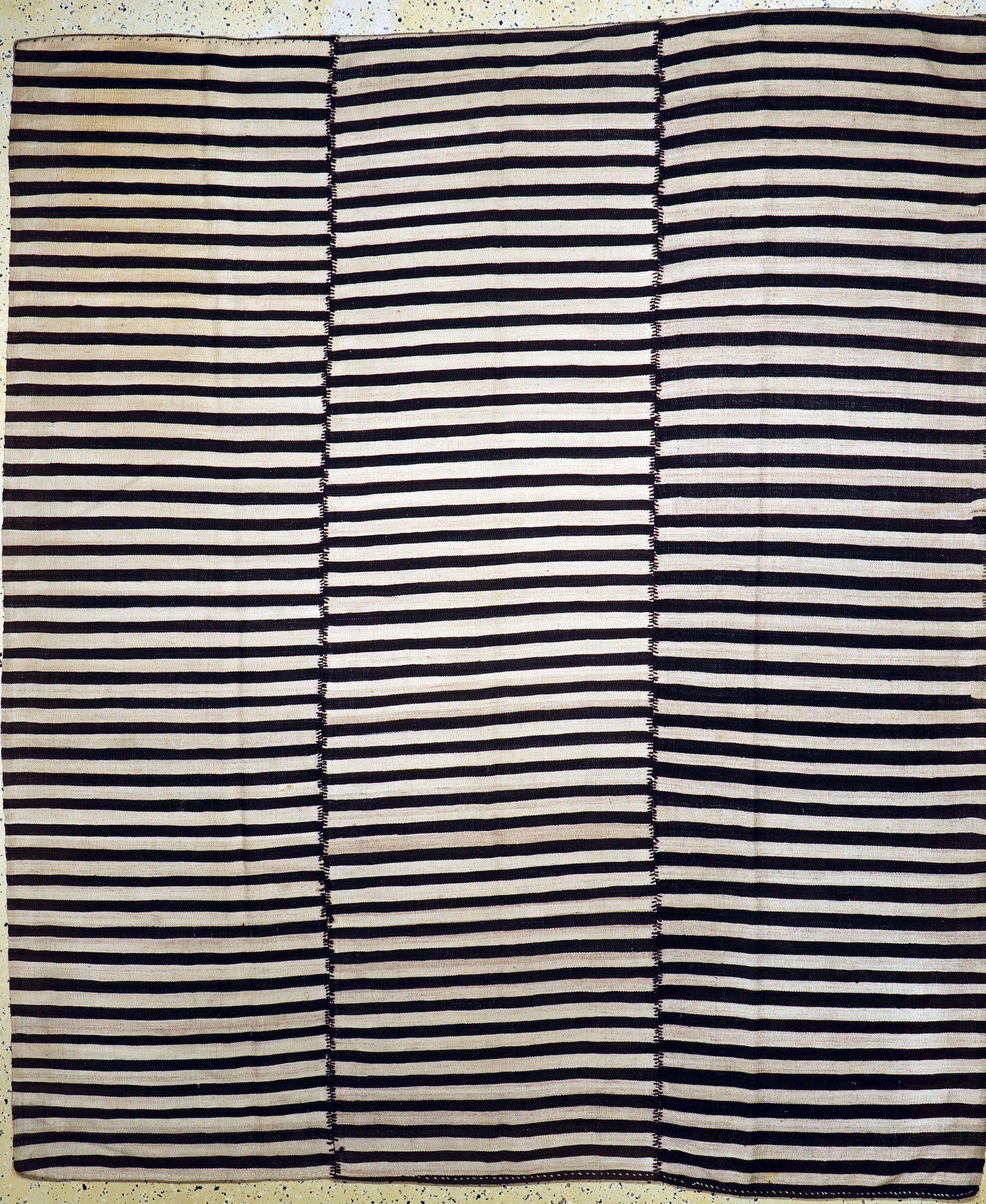 Masandaran Kelim(3 Bahnig), Persien, Anfang20.Jhd, Wolle auf Wolle, ca. 250 x 213 cm, EHZ: 2
