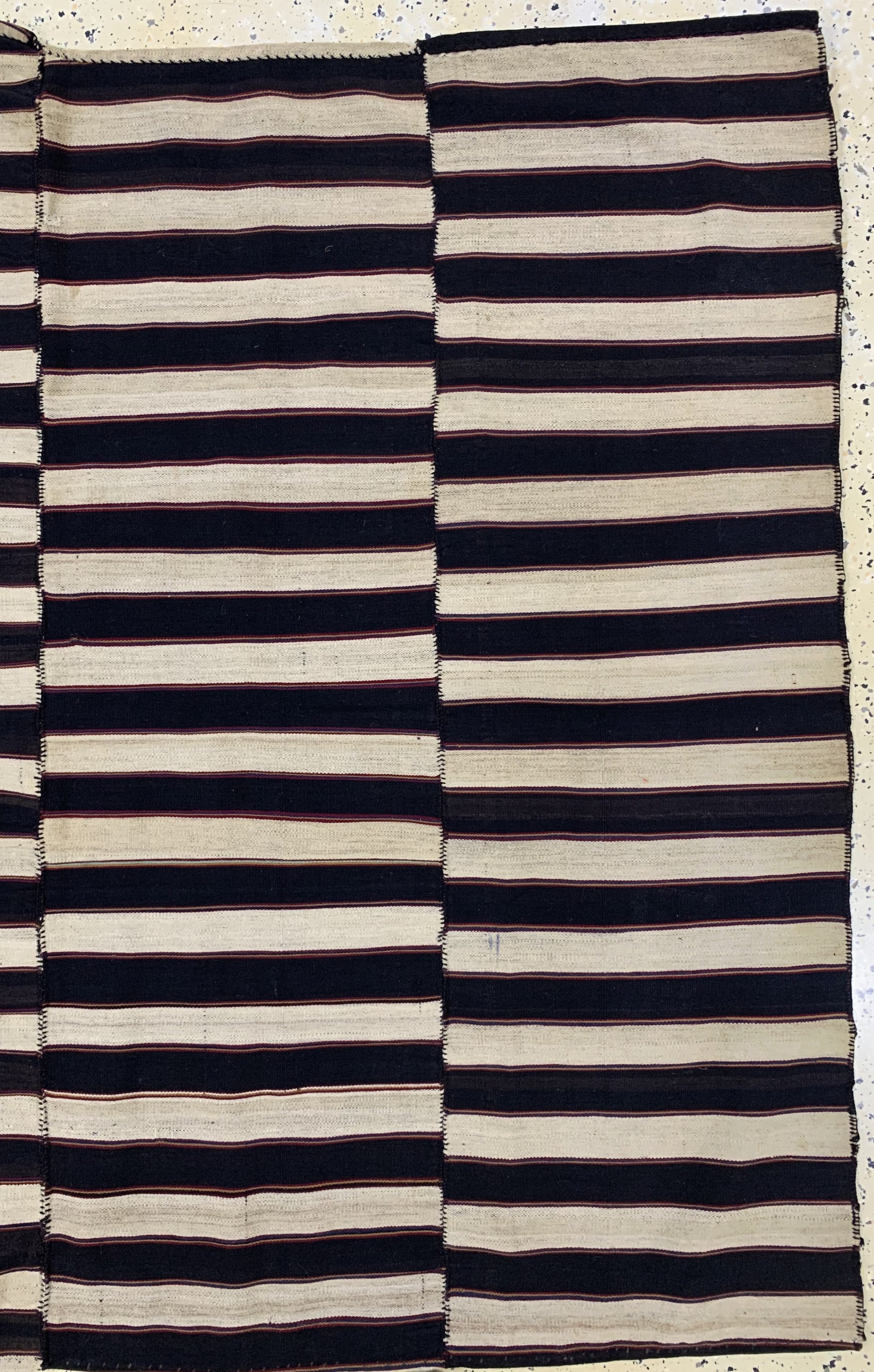 Detail a: Masandaran Kelim(4 Bahnig), Persien, Anfang20.Jhd, Wolle auf Wolle, ca. 204 x 176 cm, EHZ: 2