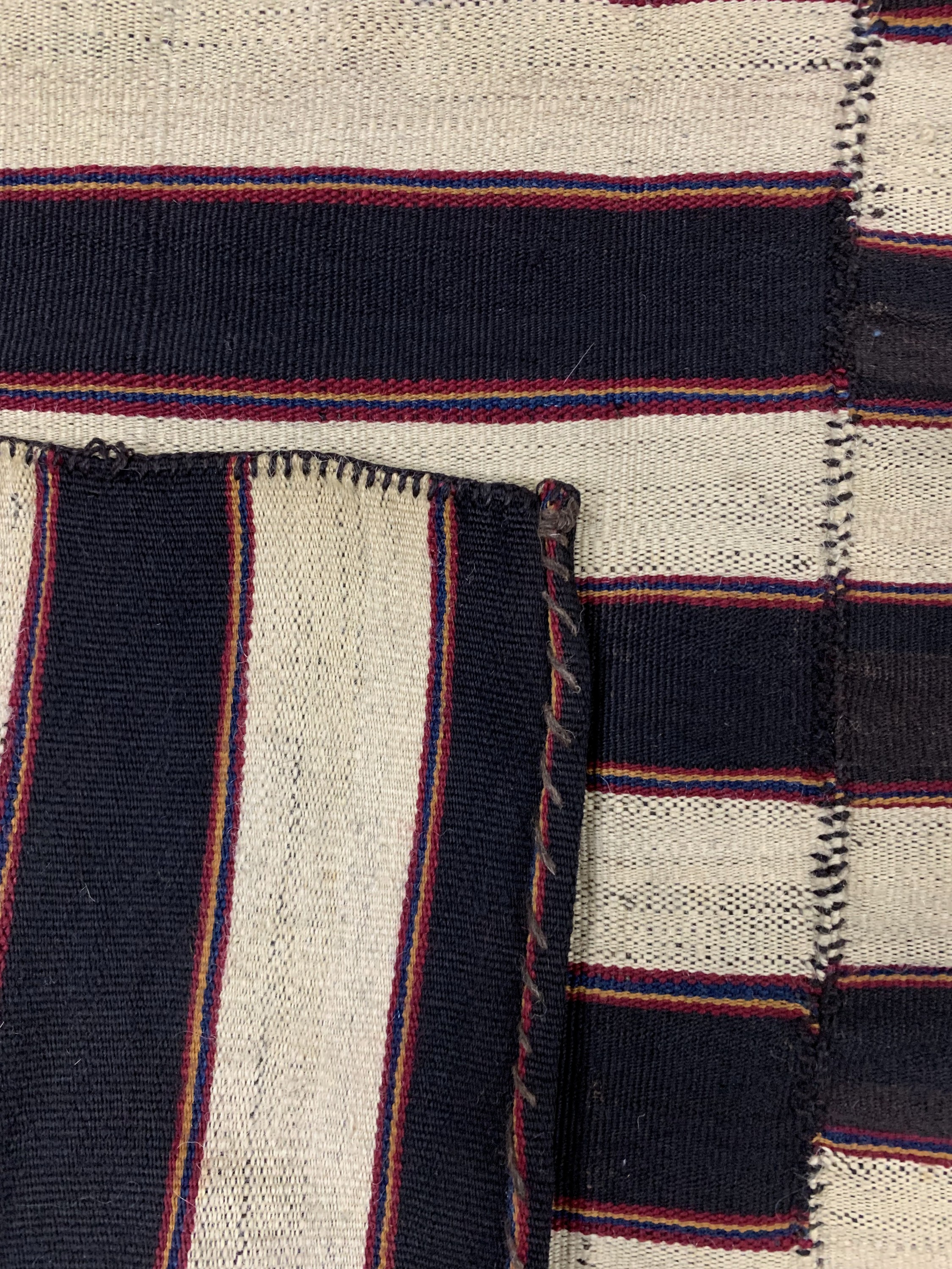 Detail c: Masandaran Kelim(4 Bahnig), Persien, Anfang20.Jhd, Wolle auf Wolle, ca. 204 x 176 cm, EHZ: 2