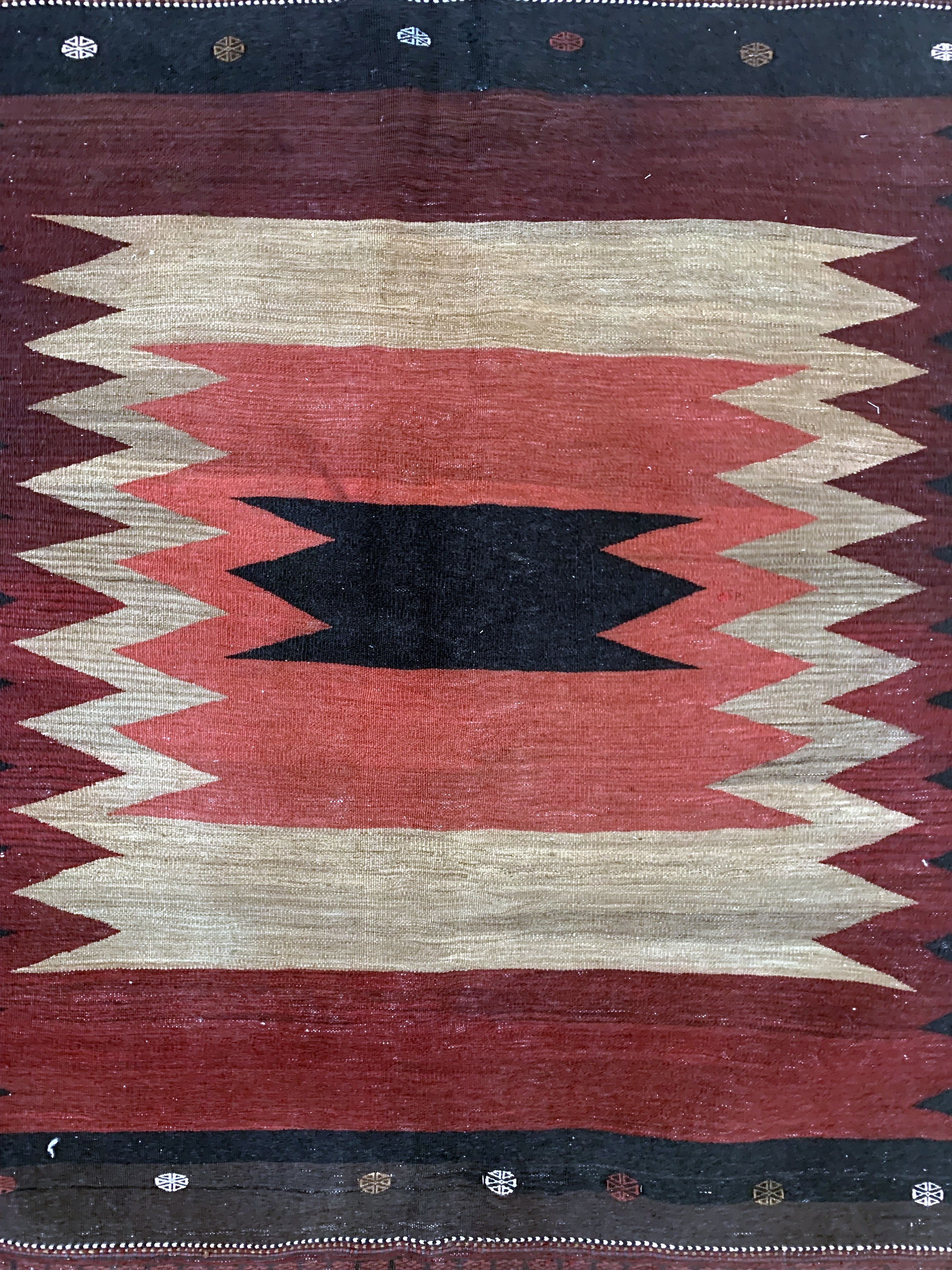 Detail c: Afschar"Rukorsi", Persien, Anfang 20.Jhd, Wolle auf Wolle, ca. 145 x 141 cm, EHZ: 2