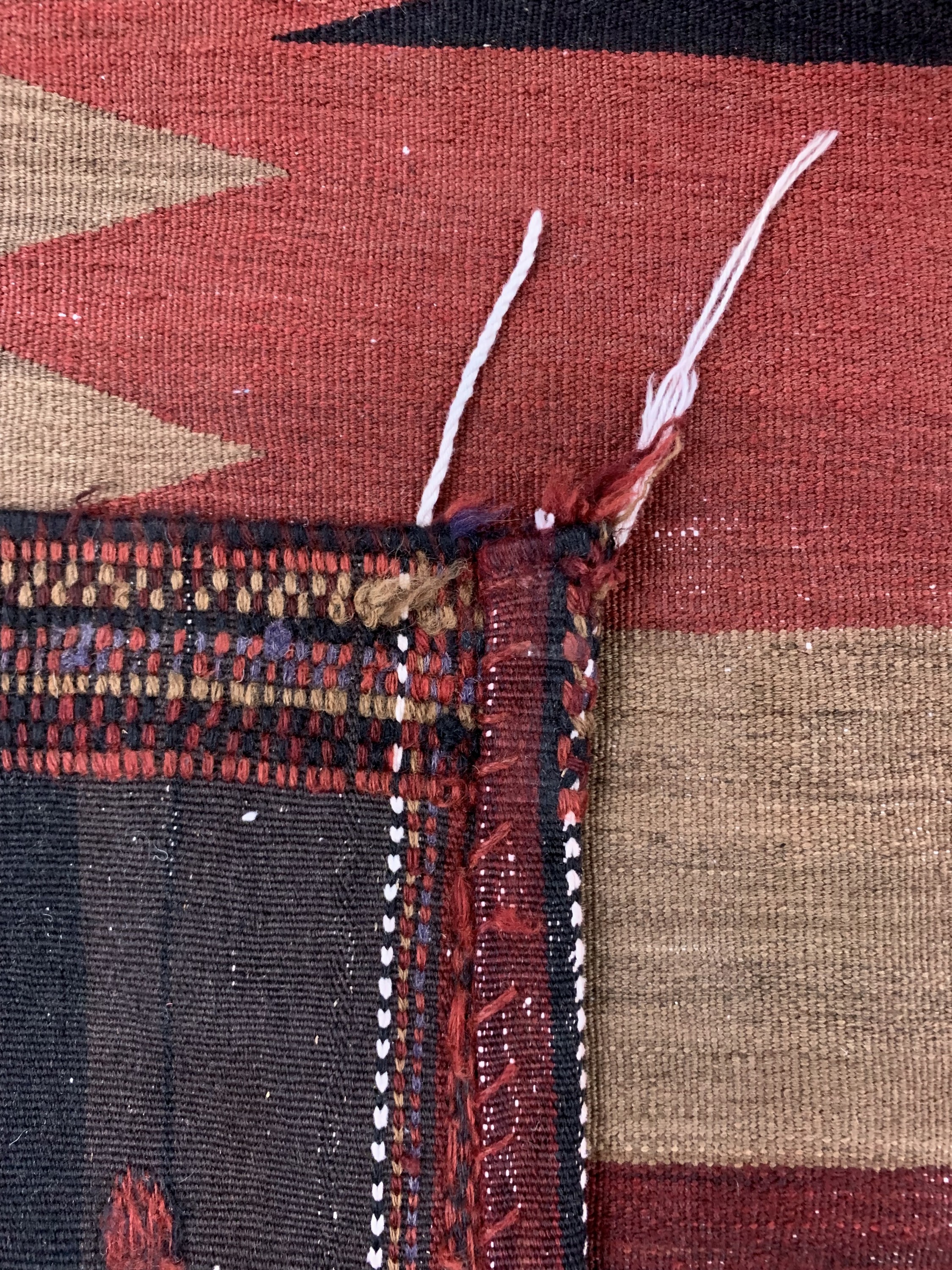 Detail d: Afschar"Rukorsi", Persien, Anfang 20.Jhd, Wolle auf Wolle, ca. 145 x 141 cm, EHZ: 2