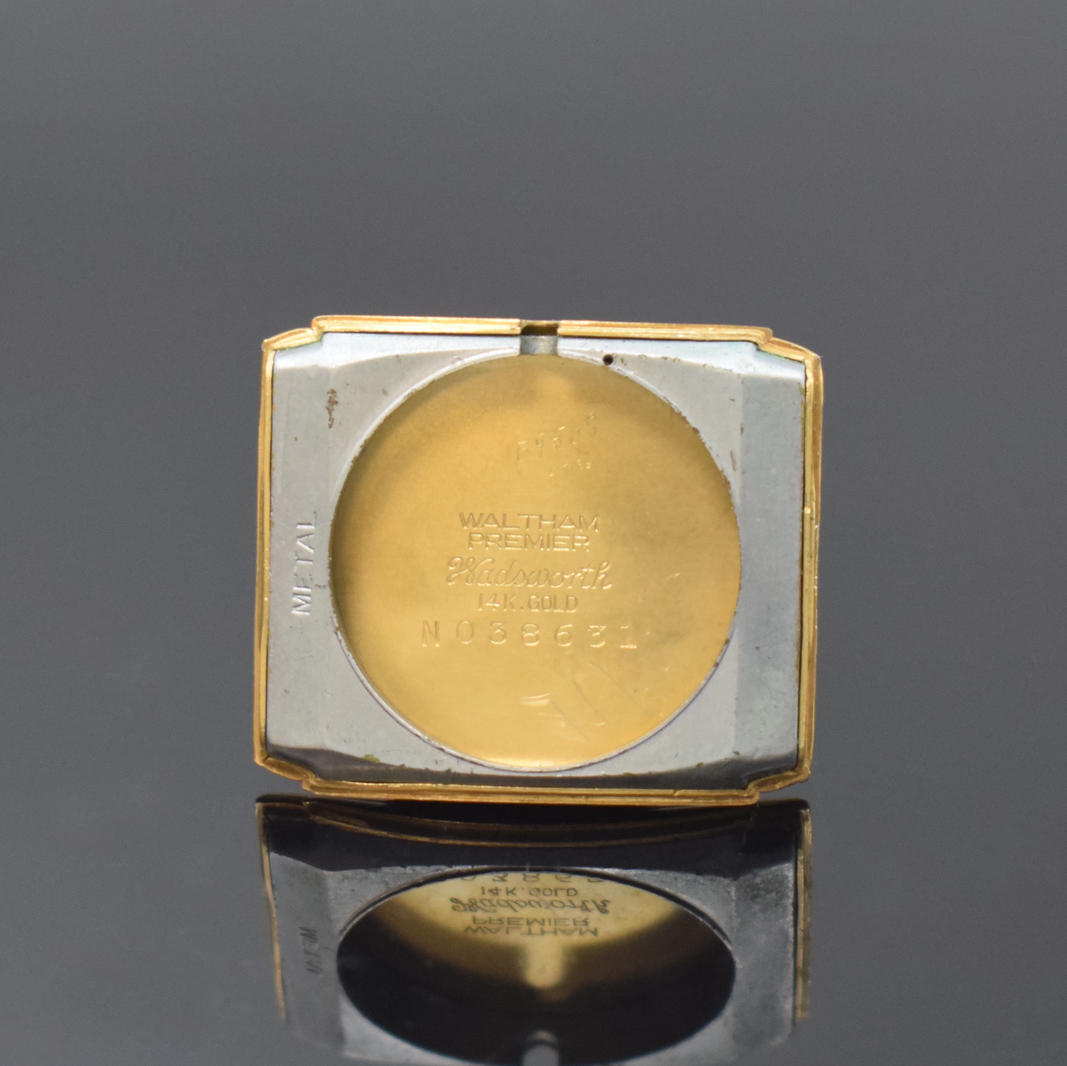 Detail g: CONCORD, WALTHAM und ALPINA 3 Armbanduhren in GG 585/000, Schweiz/USA 1930er Jahre, Handaufzug, Böden gedr. (1x m. Widmung), silb. Zifferblätter ...