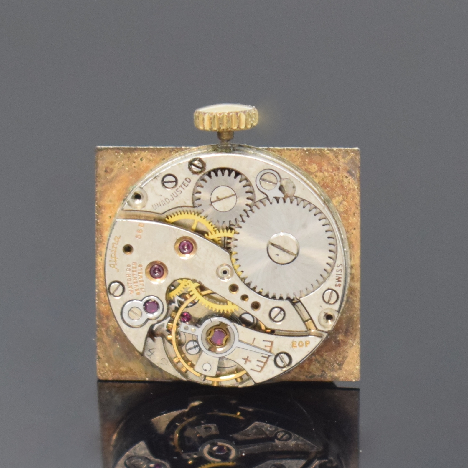 Detail k: CONCORD, WALTHAM und ALPINA 3 Armbanduhren in GG 585/000, Schweiz/USA 1930er Jahre, Handaufzug, Böden gedr. (1x m. Widmung), silb. Zifferblätter ...