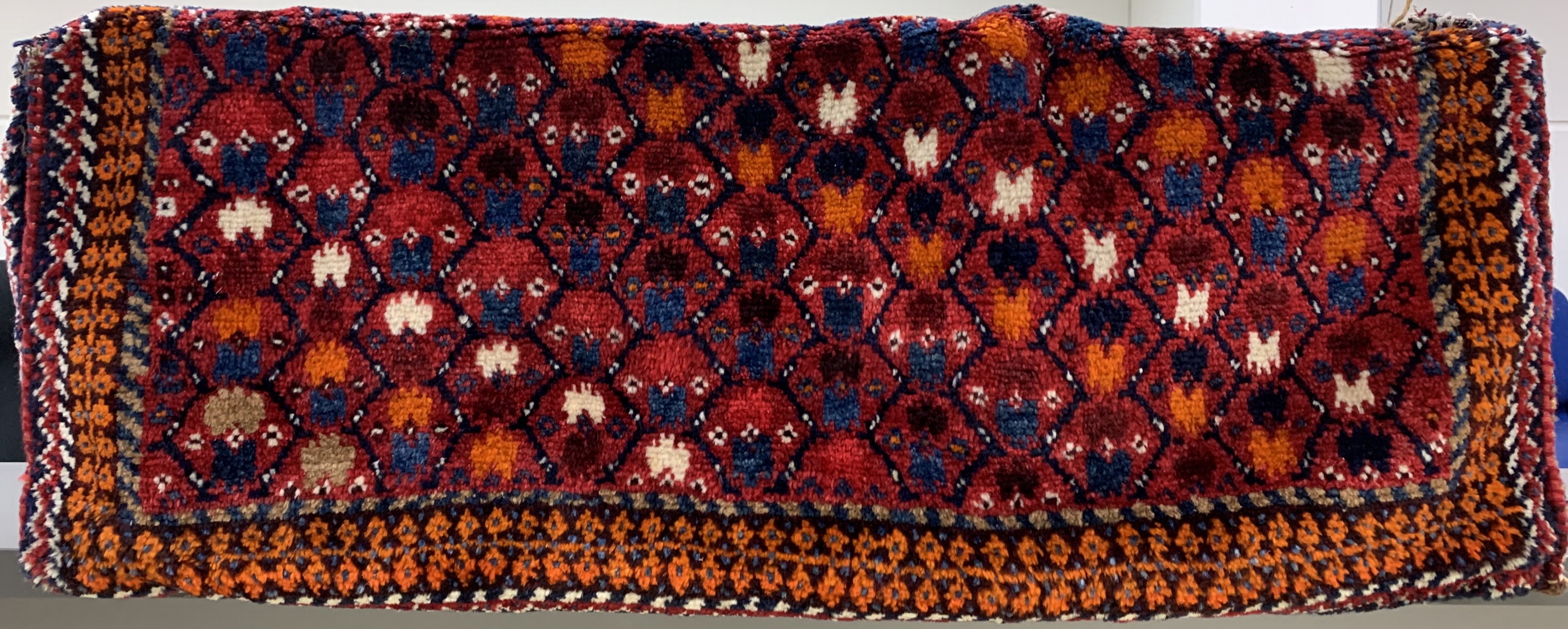 Komplette Mafrasch, Persien, Anfang 20.Jhd,Wolle auf Wolle, ca. 110 x 60 x 45 cm, EHZ: 2