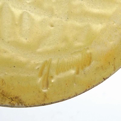 26888464c - Studiokeramik-Skulptur, 1960/70er-Jahre, cremefarbener Scherben, schwarz-braun glasiert, ...