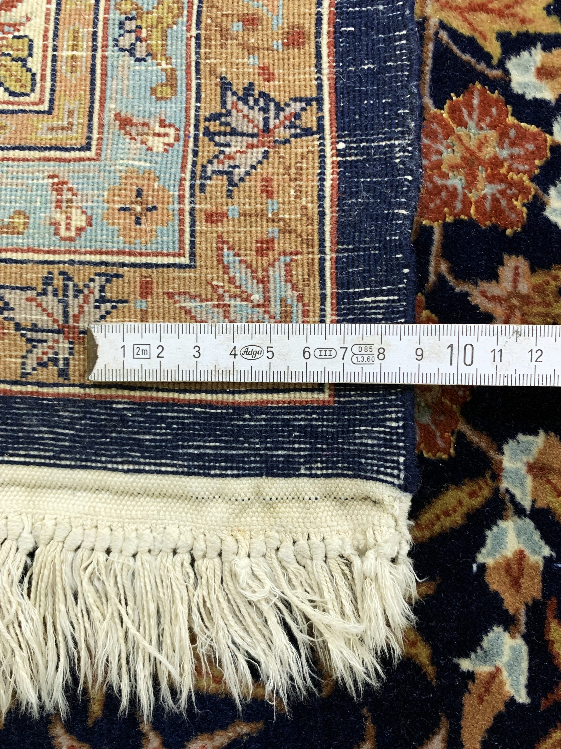 Detail g: Esfahan fein, China, Ende 20.Jhd, Korkwolleauf Baumwolle, ca. 280 x 186 cm, EHZ: 2