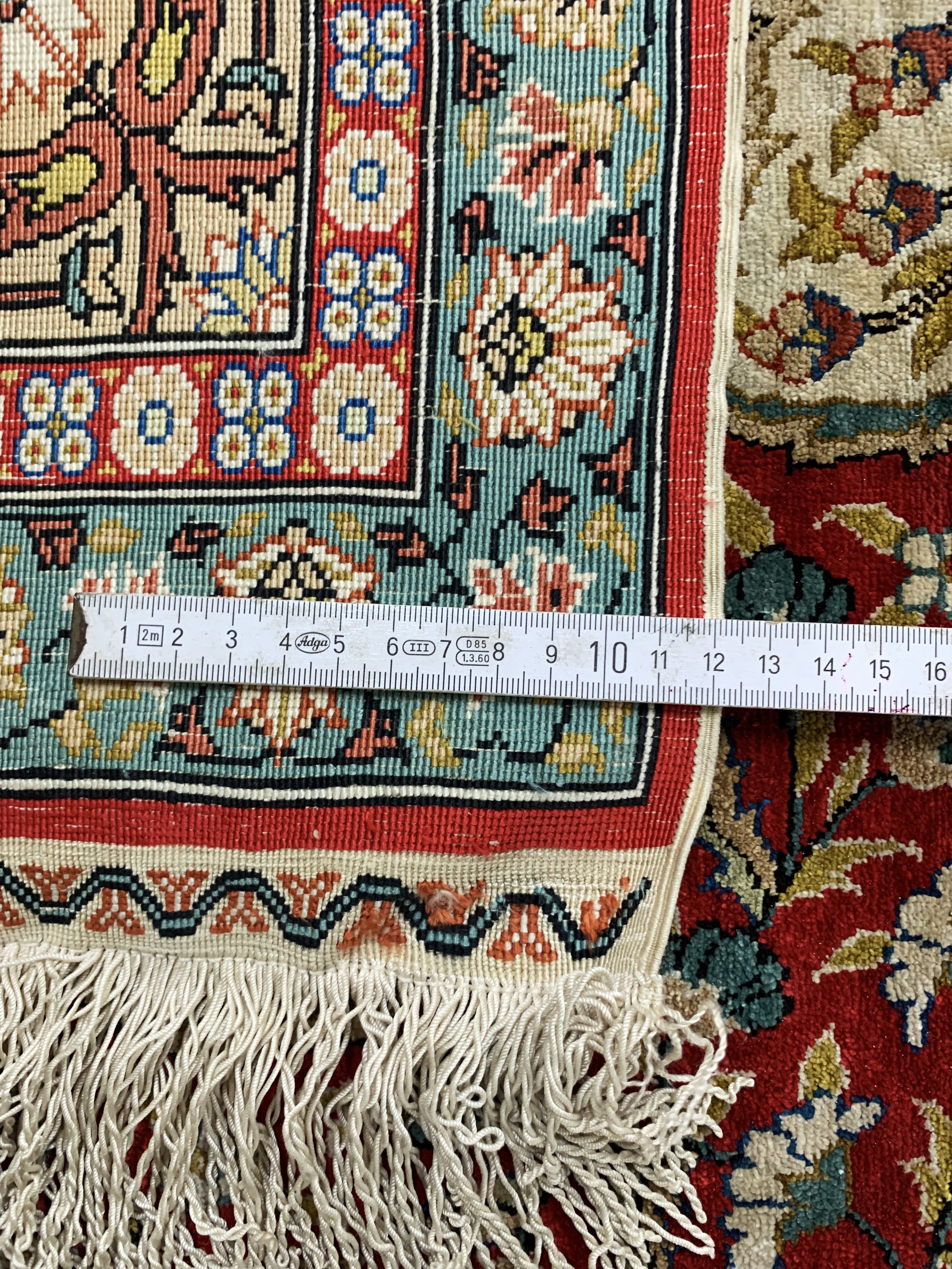 Detail i: Seiden Kayseri, Türkei, Mitte 20.Jhd, reineNaturseide, ca. 352 x 215 cm, EHZ: 2