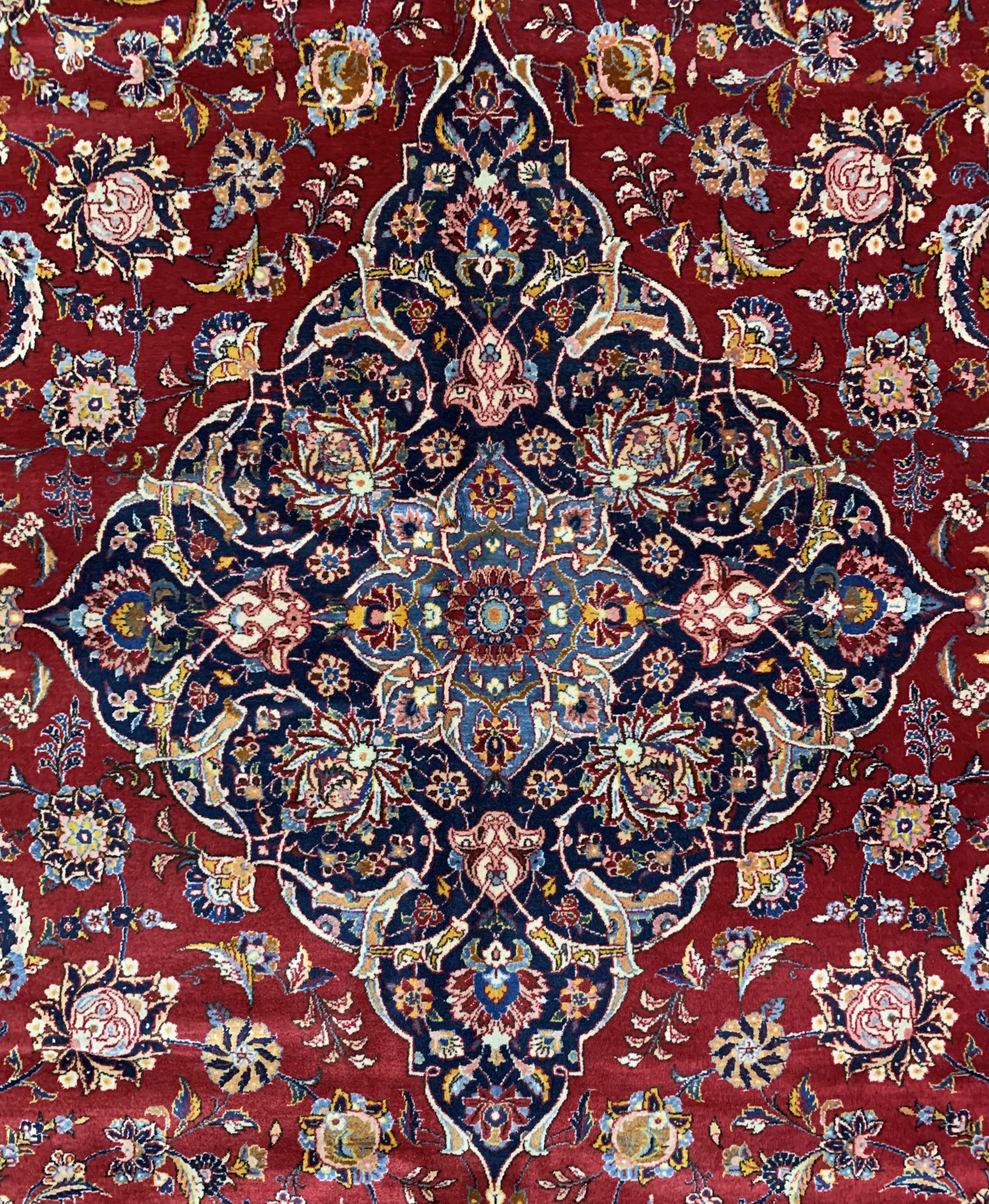 Detail c: Keschan Kork fein, Persien, Ende 20.Jhd, Korkwolle auf Baumwolle, ca. 420 x 310 cm, gereinigt, EHZ: 2