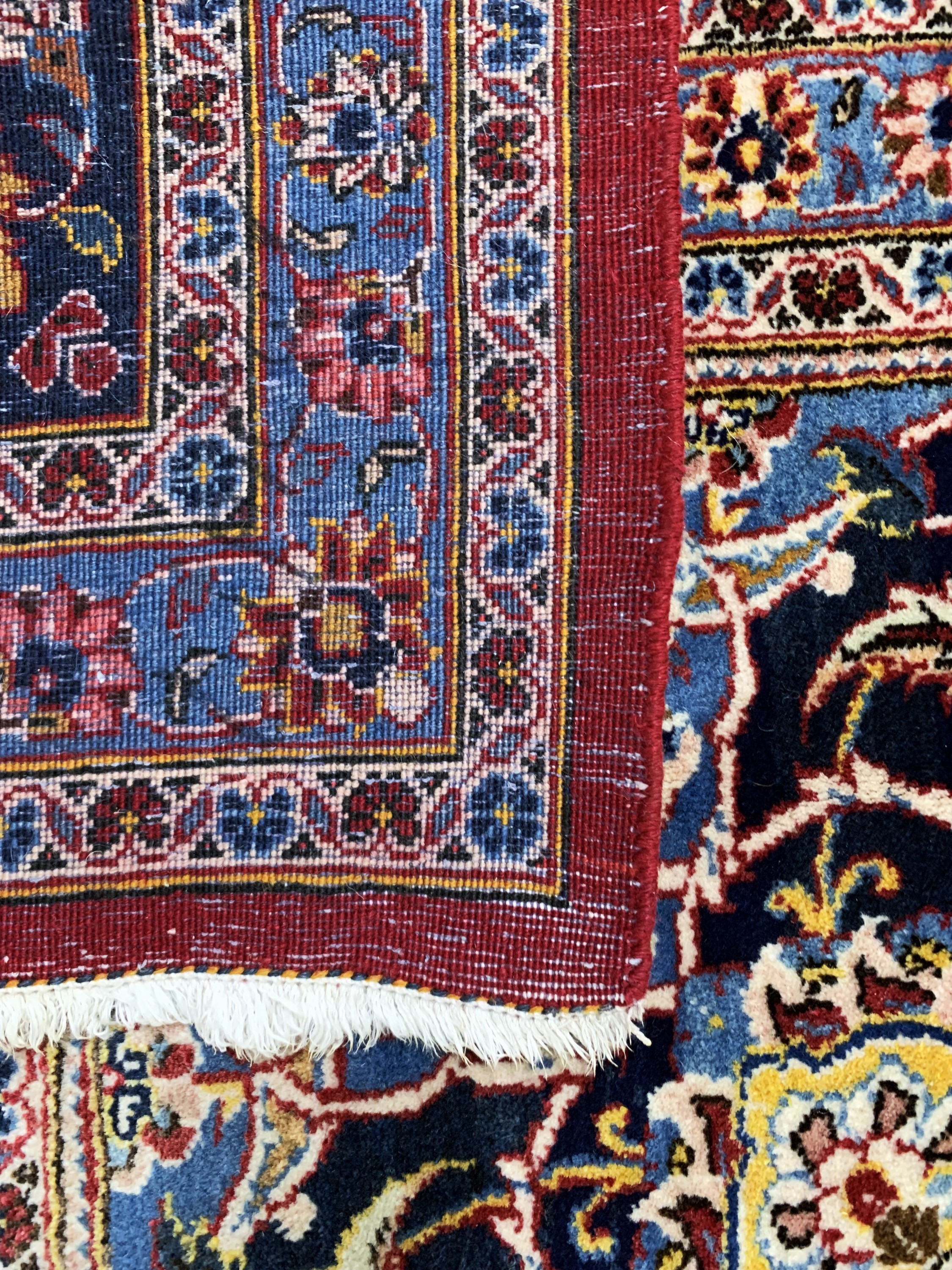 Detail h: Keschan Kork fein, Persien, Ende 20.Jhd, Korkwolle auf Baumwolle, ca. 420 x 310 cm, gereinigt, EHZ: 2