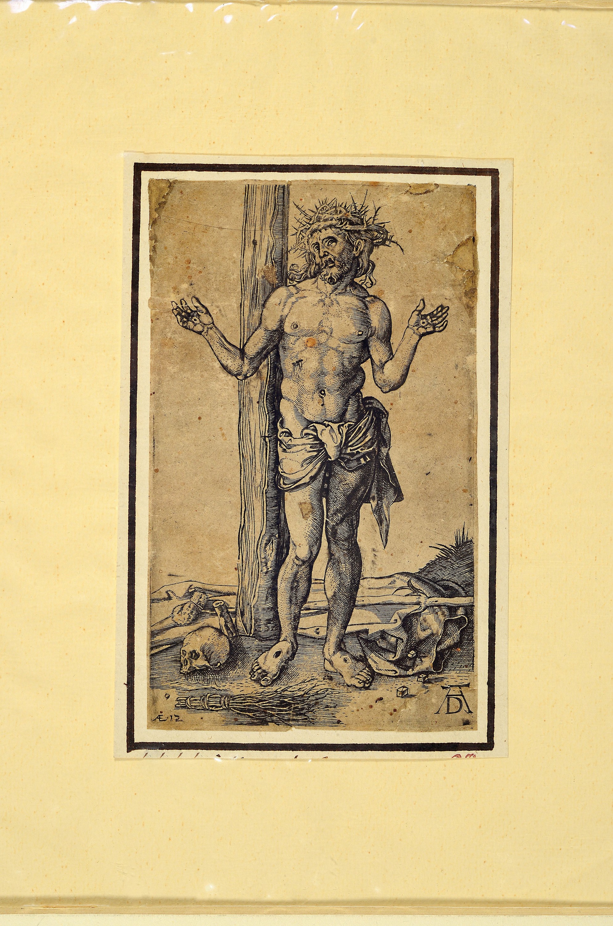 Detail l: 2 Kopien nach Albrecht Dürer, 17./18.Jh., 1xPeter Overath (1596-1632): Verleger und Drucker aus Köln: Kupferstich, Kopie bzw. Variation von ...