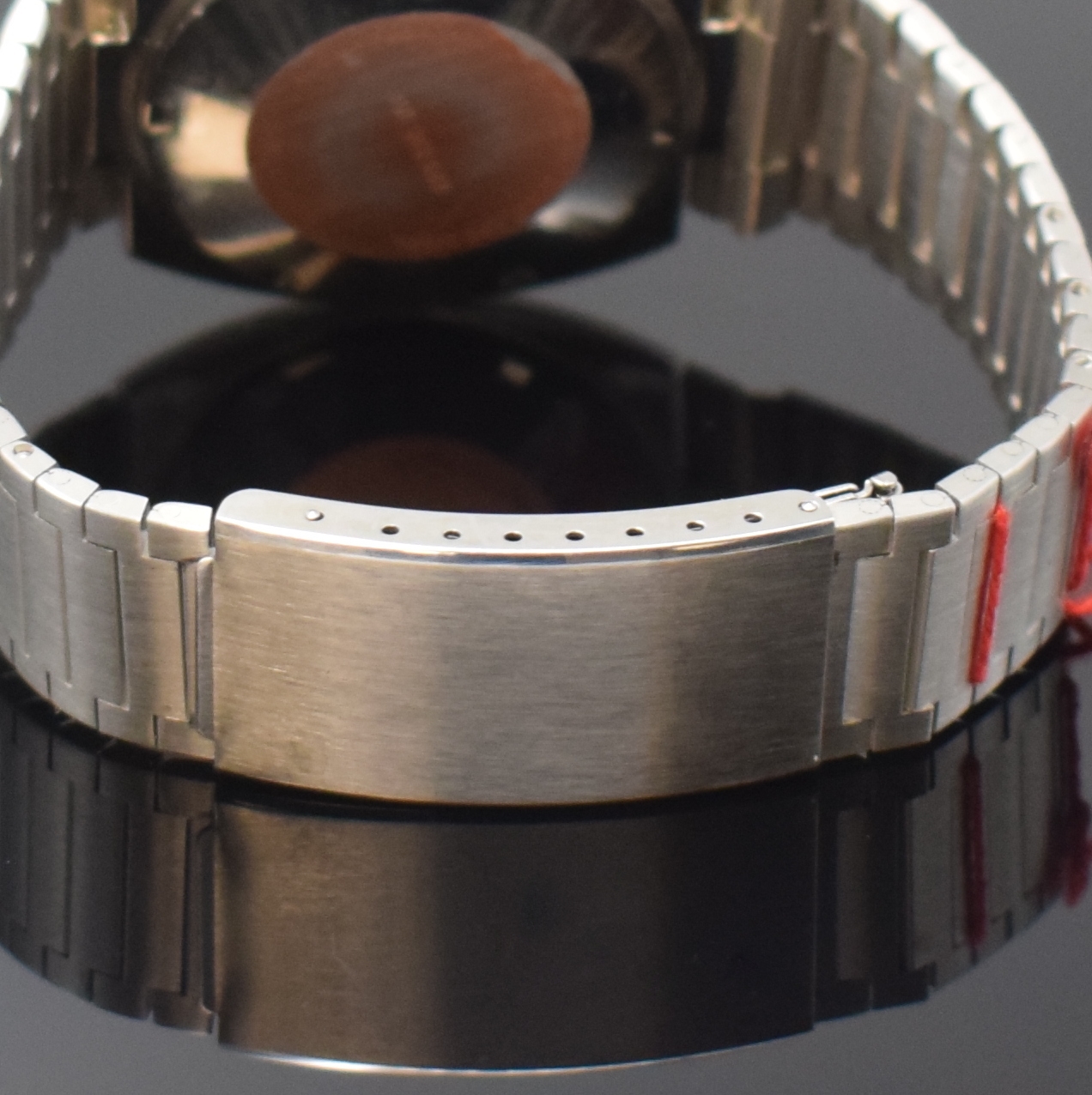 Detail b: ROAMER Searock Automatic nahezu neuwertige Armbanduhr in Stahl/Stahlband, Schweiz um 1975, Automatik, verschr. Geh. m. integr. Band, Mineralglas, ...