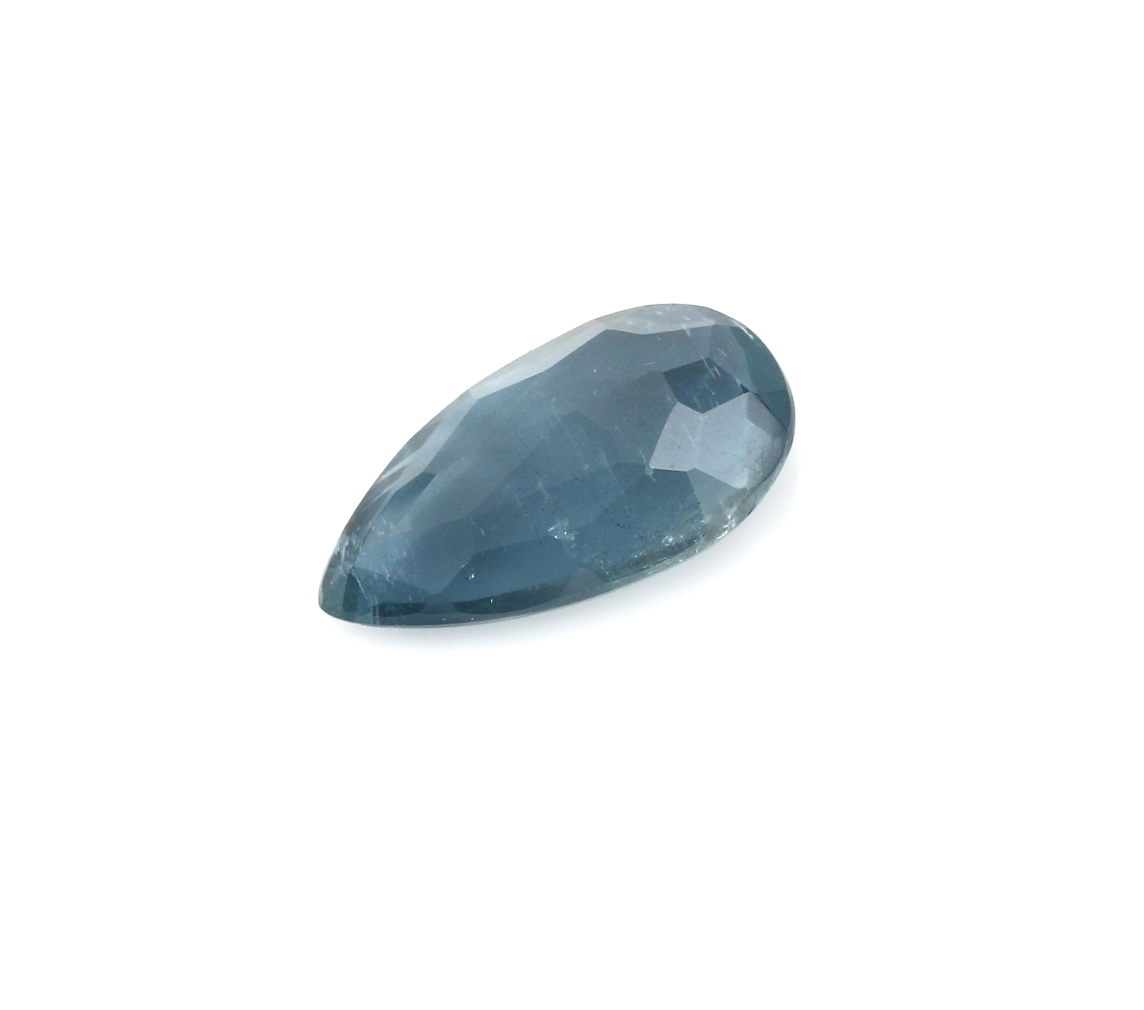 Detail a: Loser Aquamarin, ca. 4.25 ct, facett. Tropfen