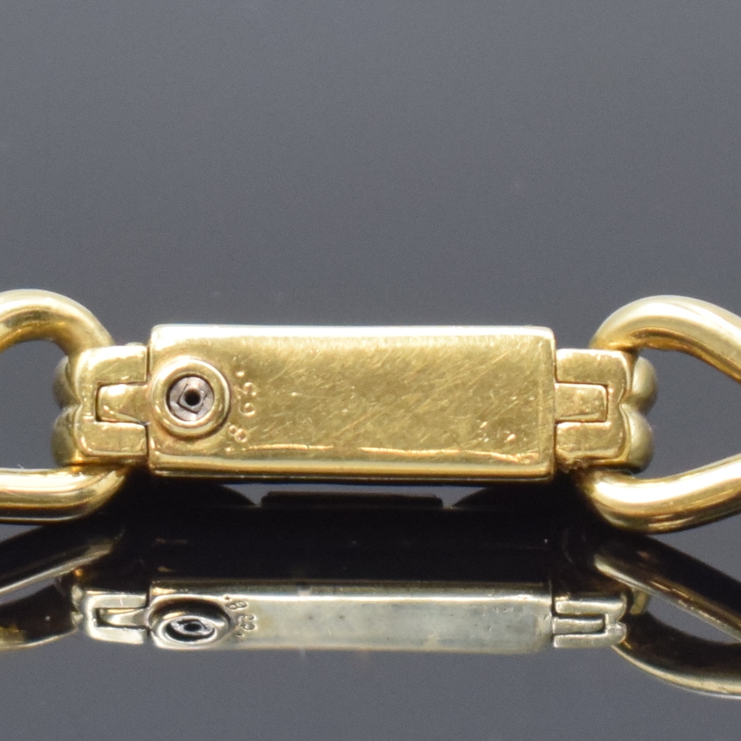 Detail c: CARTIER/EUROPEAN WATCH Co Duoplan sehr seltene Damenarmbanduhr in GG 750/000, Frankreich/ Schweiz mit London Import-Stempel 1935/1936, Handaufzug, ...