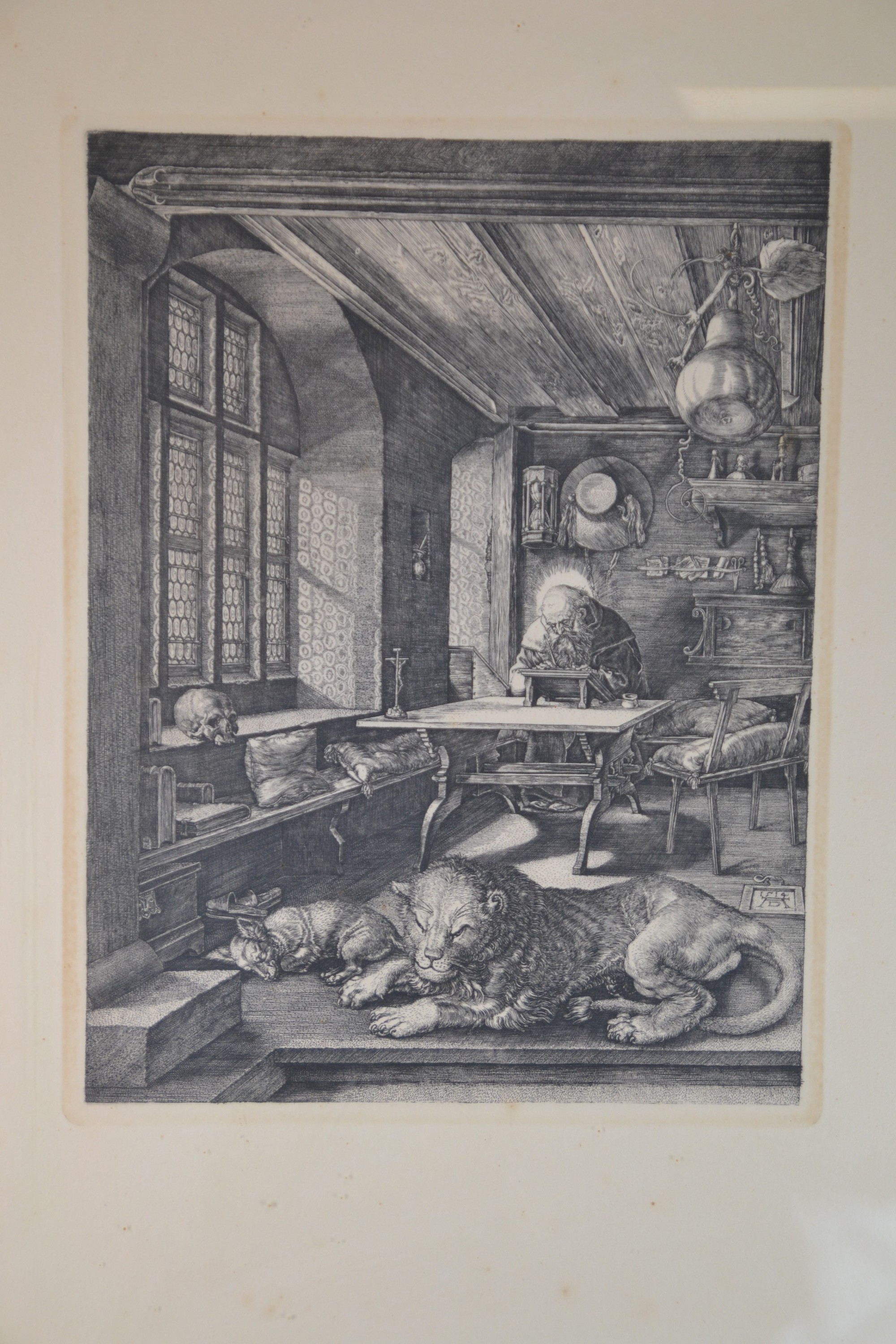 Detail b: Nach Albrecht Dürer (1471-1528): 4 Kupferstiche, 19.Jh., "Melencolia I" (1514),"Adam und Eva" (1504), "Ritter, Tod und ...