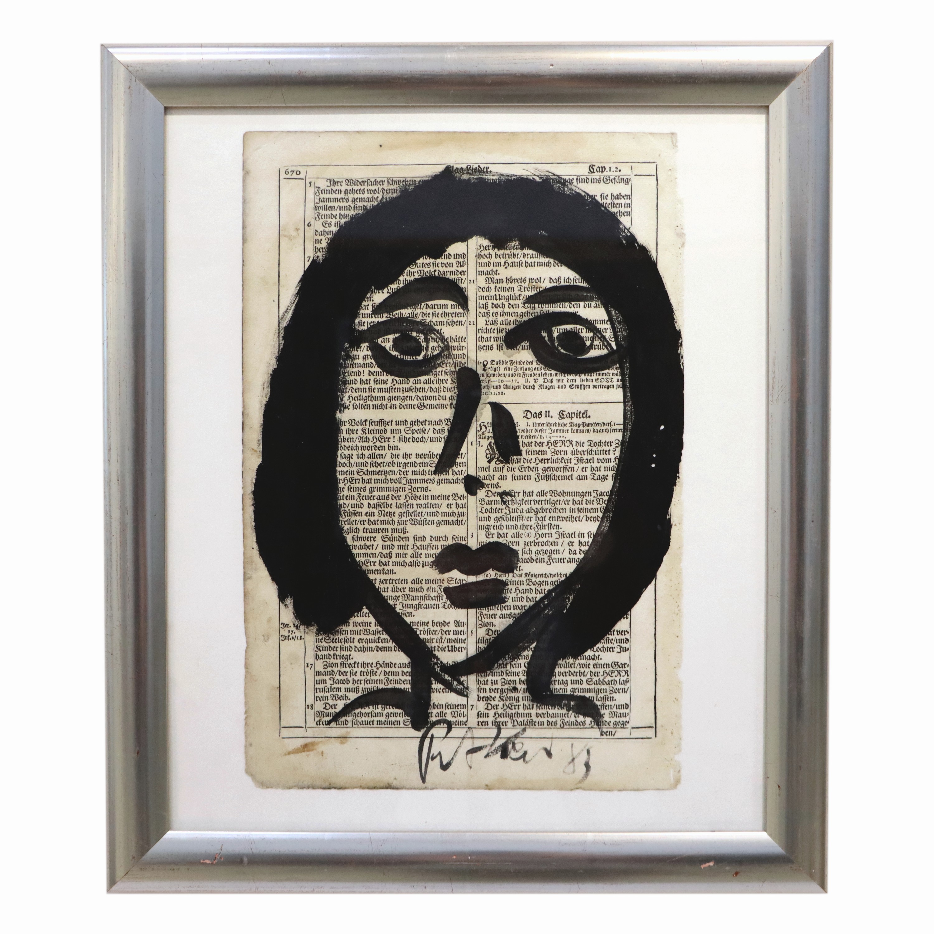 Image 26890442 - Peter Robert Keil, 1983, Berlin, ohne Titel, ca. 42x35 cm, signiert u. datiert, Gouache ...