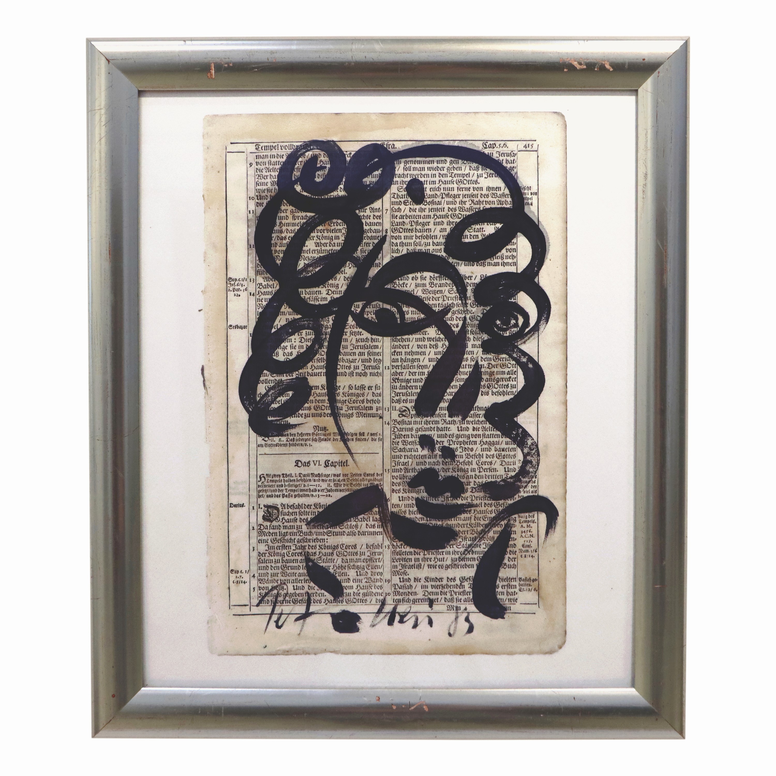 Image 26890446 - Peter Robert Keil, 1983, Berlin, ohne Titel, ca. 42x35 cm, signiert u. datiert, Gouache ...
