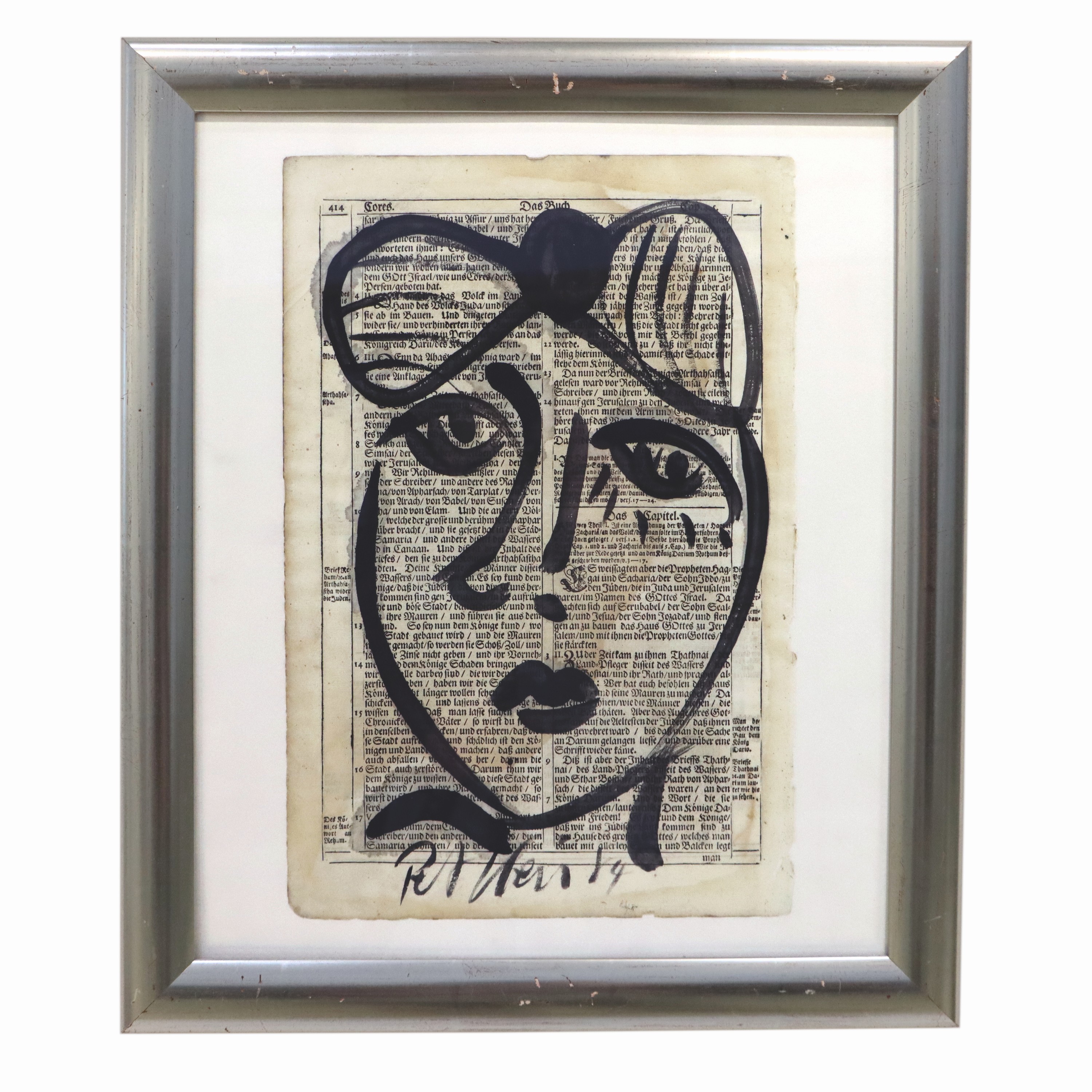 Image 26890451 - Peter Robert Keil, 1984, Berlin, ohne Titel, ca. 42x35 cm, signiert u. datiert, Gouache ...