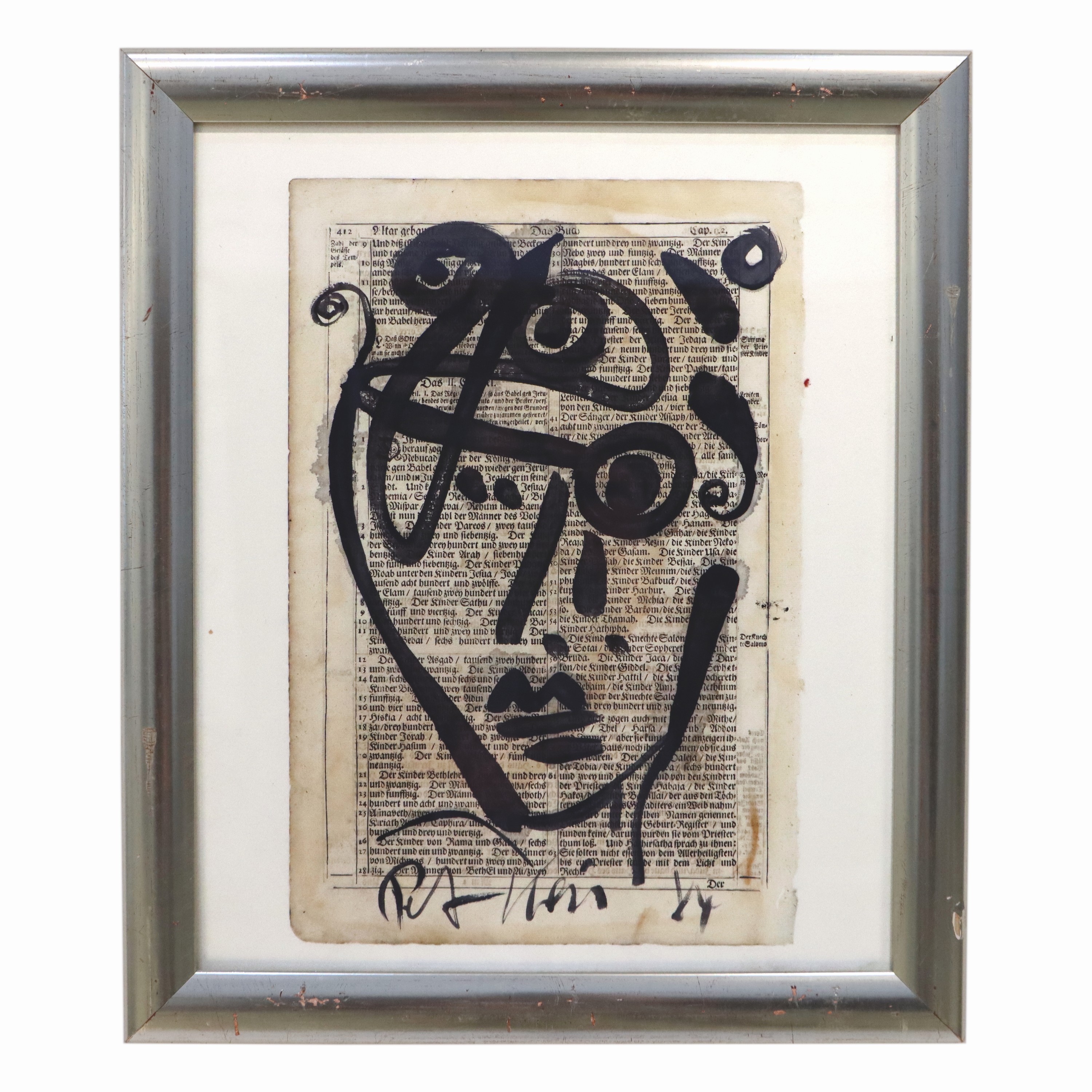 Image 26890452 - Peter Robert Keil, 1984, Berlin, ohne Titel, ca. 42x35 cm, signiert u. datiert, Gouache ...