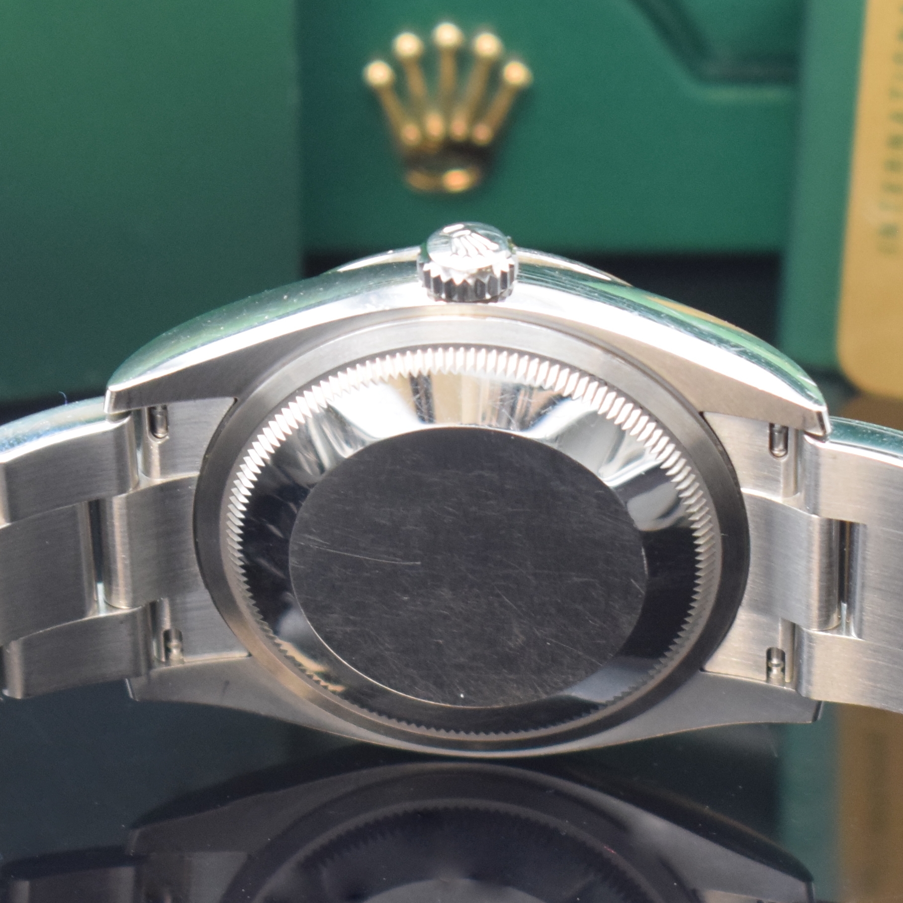 Detail e: ROLEX Oyster Perpetual Datejust 36 Referenz 126234, Automatik, LC 100, Chronometer der Superlative in Edelstahl inkl. Oysterband m. Faltschl., Boden ...