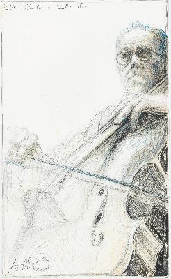 Image Andreas Noßmann, geb. 1962, Titel: "kleine Sonnette-Cello IV", ...