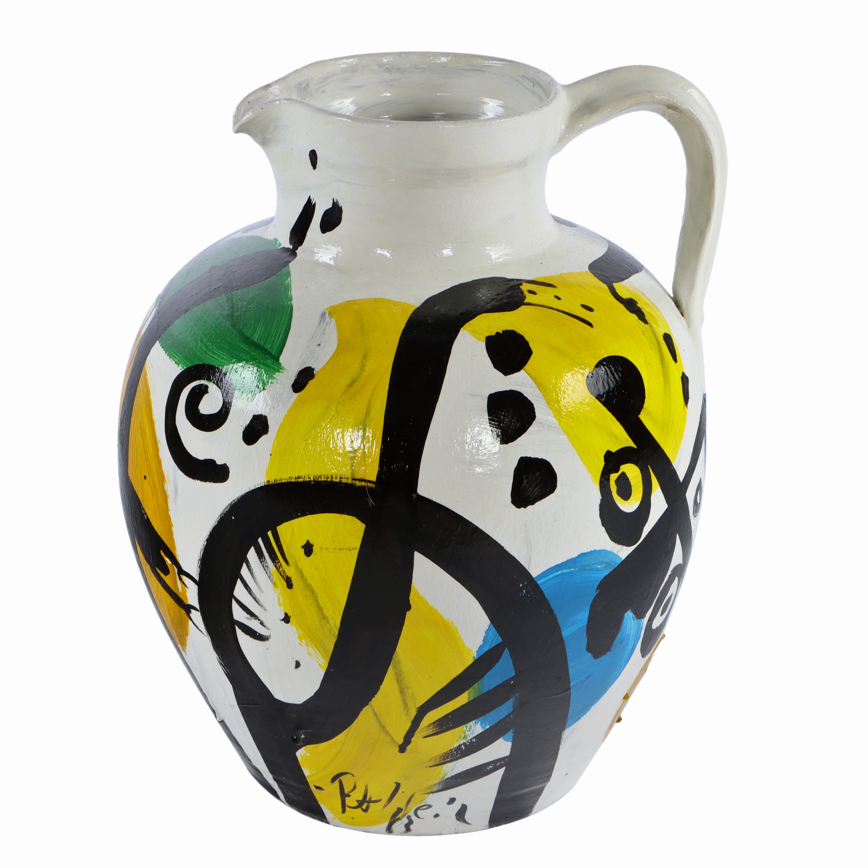 Image 26890514 - Peter Robert Keil, Kunstobjekt Vase, 1983, ohne Titel, ca. 36x27x28 cm, signiert u. ...