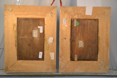 26890709b - Unbekannter Künstler des fortgeschrittenen 18 .Jh., 2 alttestamentarische Szenen: ...