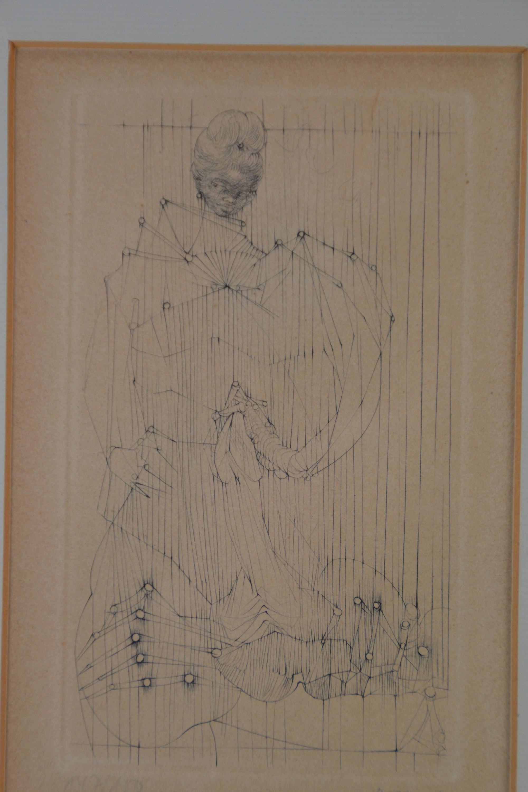 Detail b: Hans Bellmer, 1902 Katowice-1975 Paris, Radierung, erotische Komposition, rechts untenhandsigniert, Nummerierung unleserlich Ed. 147/150, Platte ...