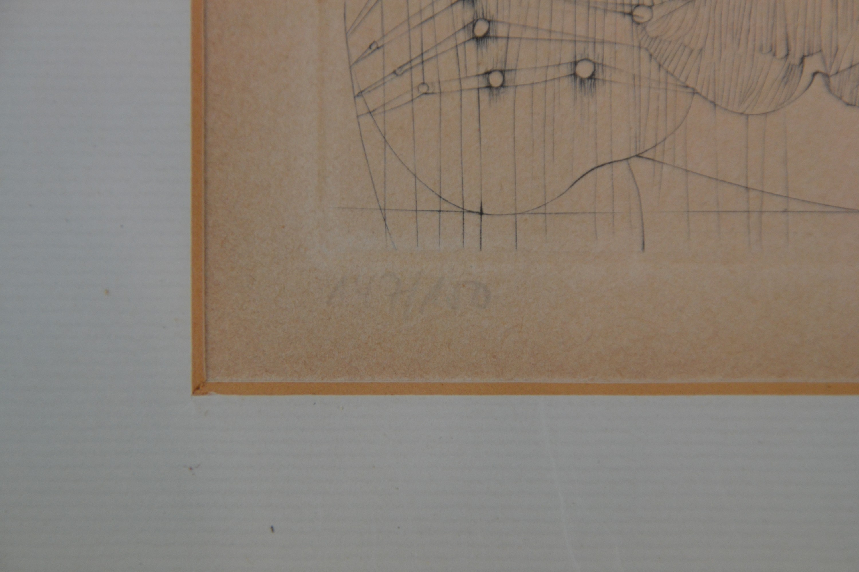 Detail d: Hans Bellmer, 1902 Katowice-1975 Paris, Radierung, erotische Komposition, rechts untenhandsigniert, Nummerierung unleserlich Ed. 147/150, Platte ...