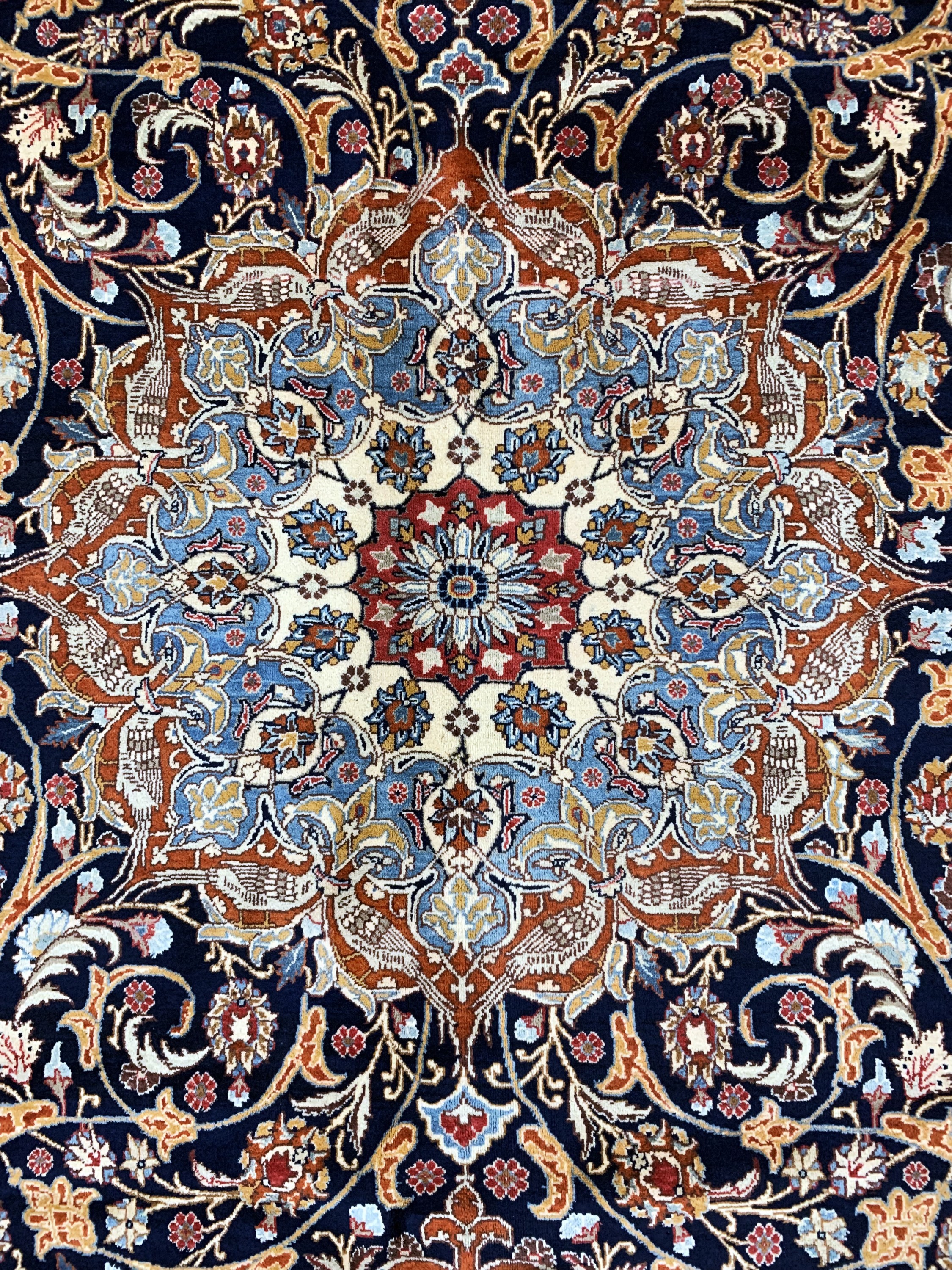 Detail c: Kaschmar, Persien, Ende 20.Jhd, Wolle auf Baumwolle, ca. 400 x 300 cm, EHZ: 1-2