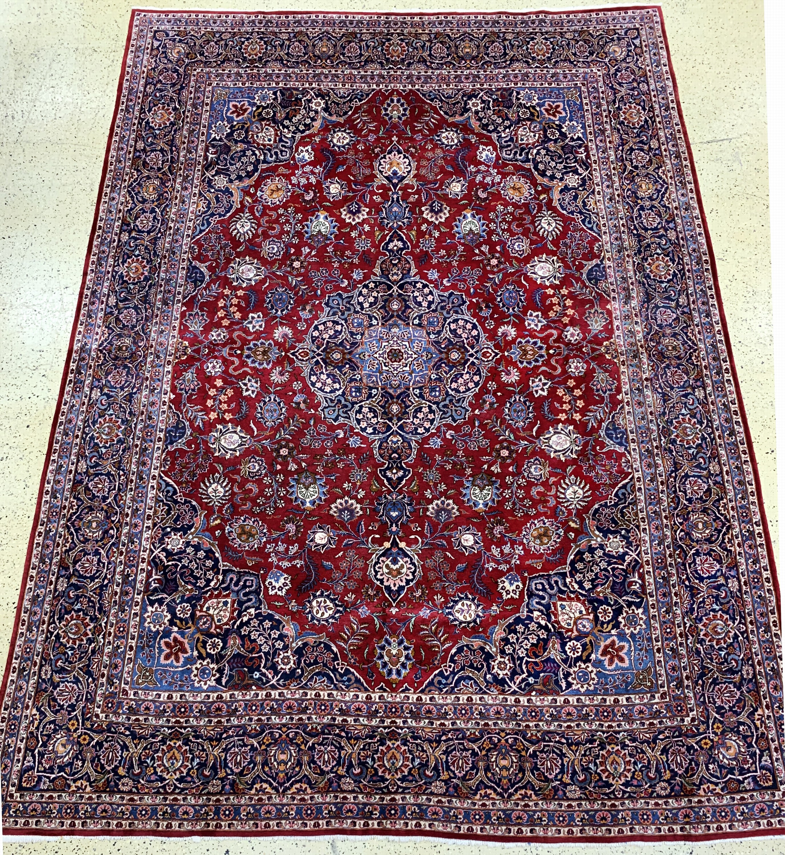Keschan Kork, Persien, Mitte 20.Jhd, Korkwolle auf Baumwolle, ca. 428 x 306 cm, EHZ: 2