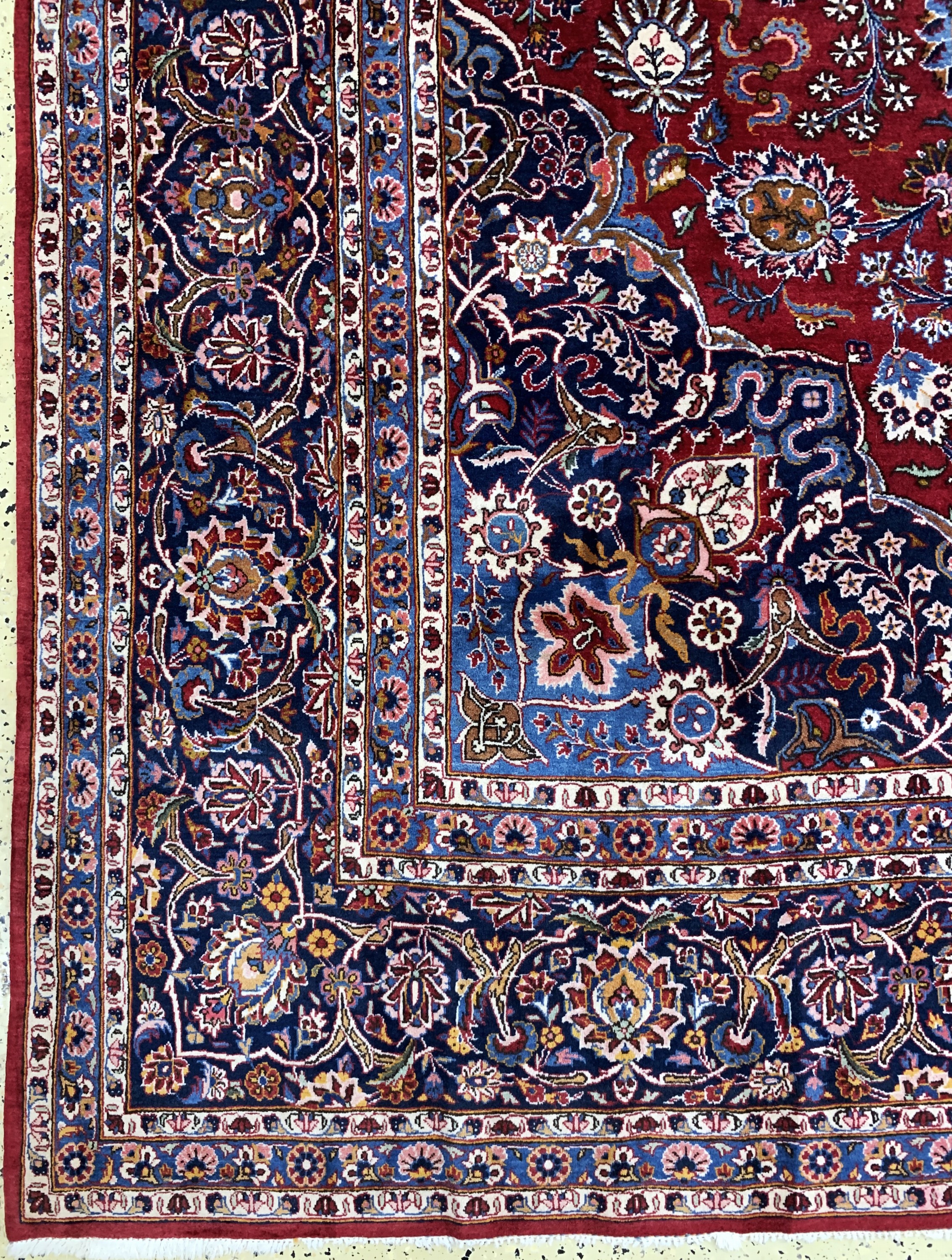 Detail b: Keschan Kork, Persien, Mitte 20.Jhd, Korkwolle auf Baumwolle, ca. 428 x 306 cm, EHZ: 2