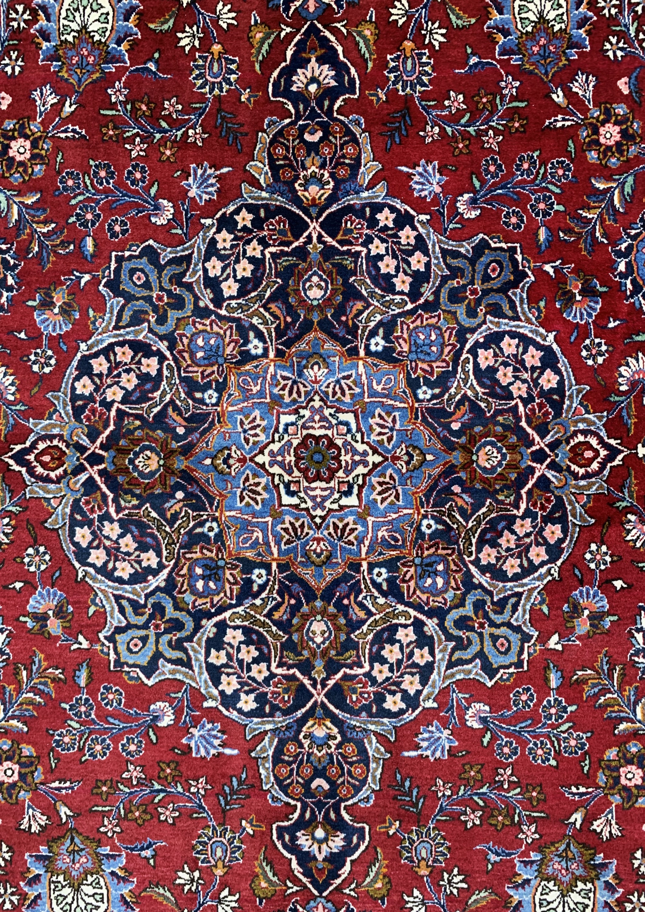 Detail c: Keschan Kork, Persien, Mitte 20.Jhd, Korkwolle auf Baumwolle, ca. 428 x 306 cm, EHZ: 2