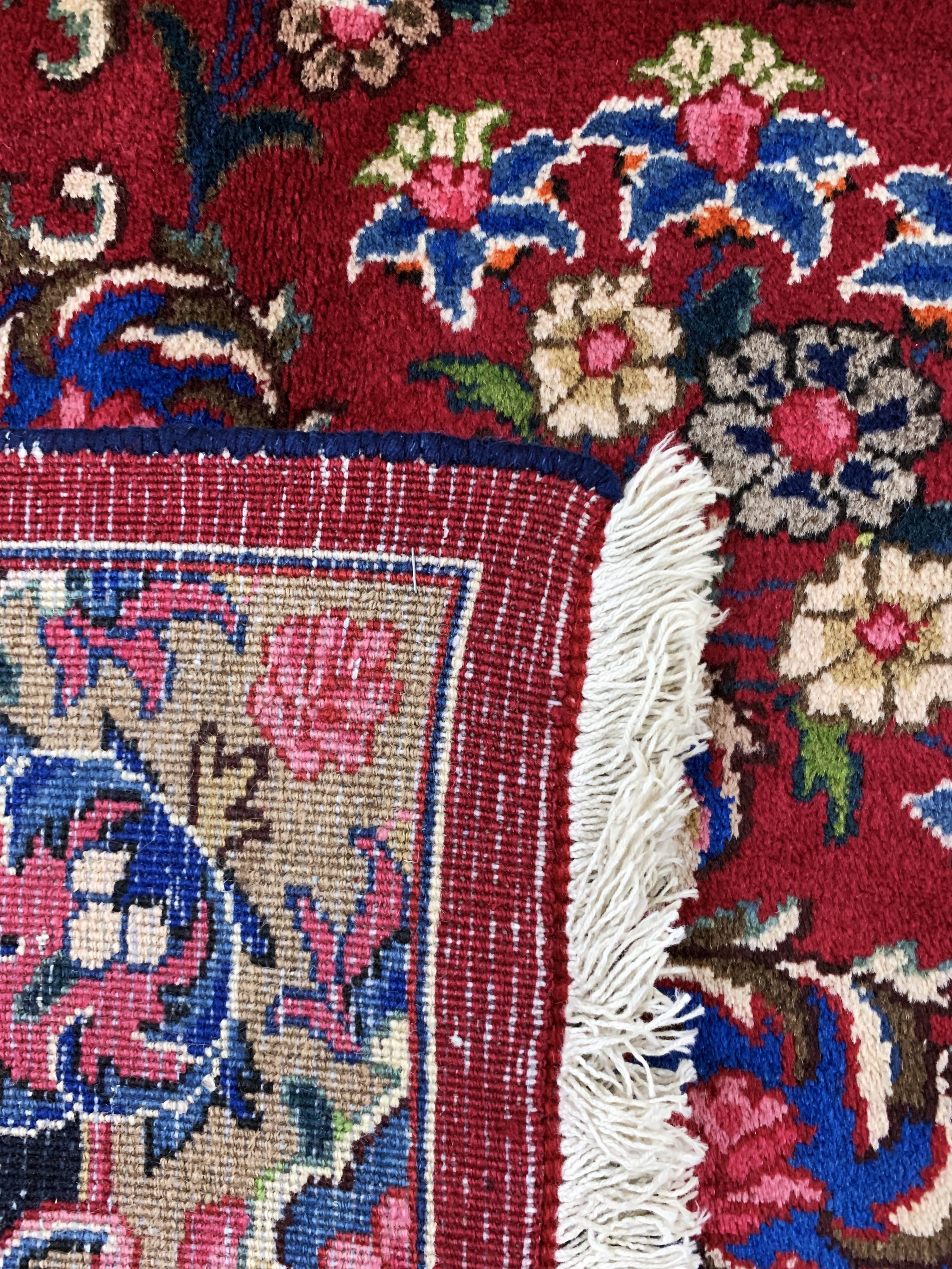 Detail g: Mesched, Persien, Mitte 20.Jhd, Wolle auf Baumwolle, ca. 299 x 206 cm, EHZ: 1-2(nahezu Neuwertig).