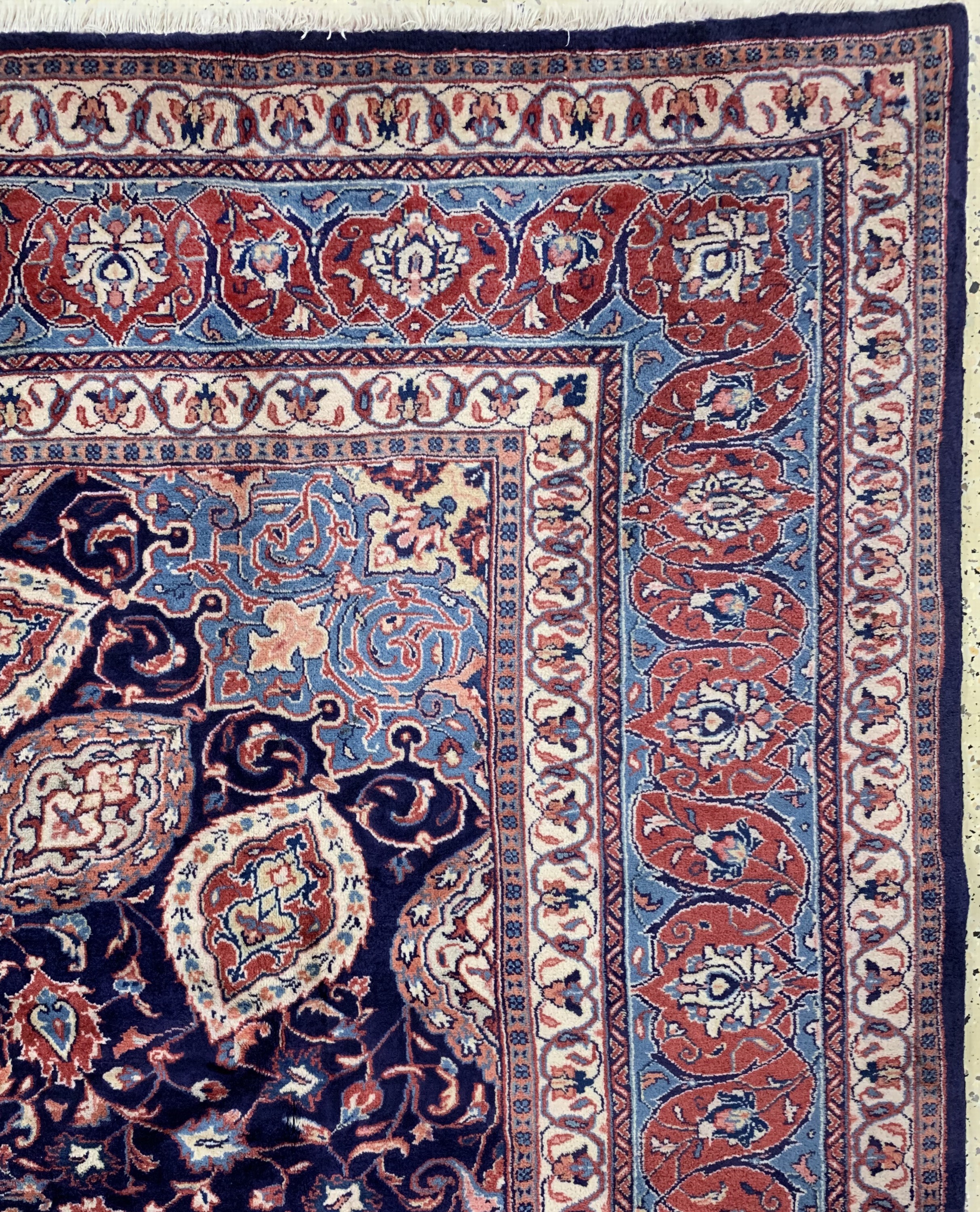 Detail e: Sarogh, Persien, Mitte 20.Jhd, Wolle auf Baumwolle, ca. 357 x 294 cm, EHZ: 2