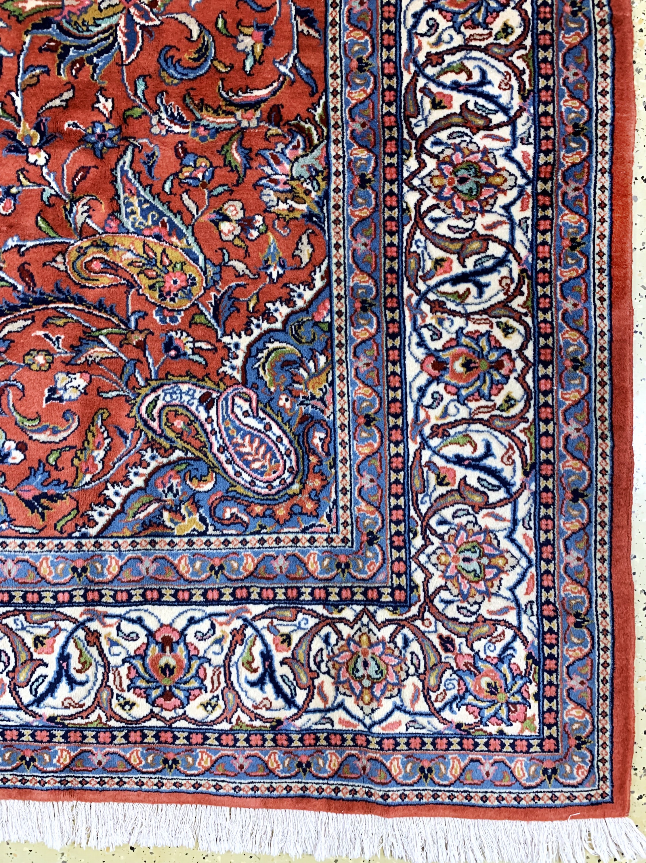 Detail a: Sarogh, Persien, Ende 20.Jhd, Wolle auf Baumwolle, ca. 334 x 251 cm, EHZ: 1-2(nahezu Neuwertig).