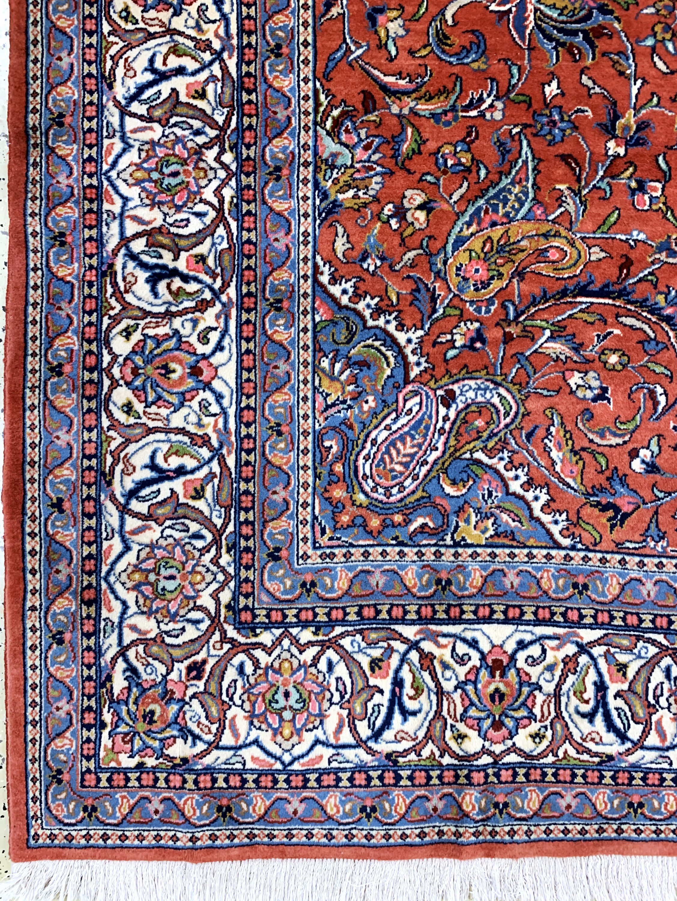 Detail b: Sarogh, Persien, Ende 20.Jhd, Wolle auf Baumwolle, ca. 334 x 251 cm, EHZ: 1-2(nahezu Neuwertig).