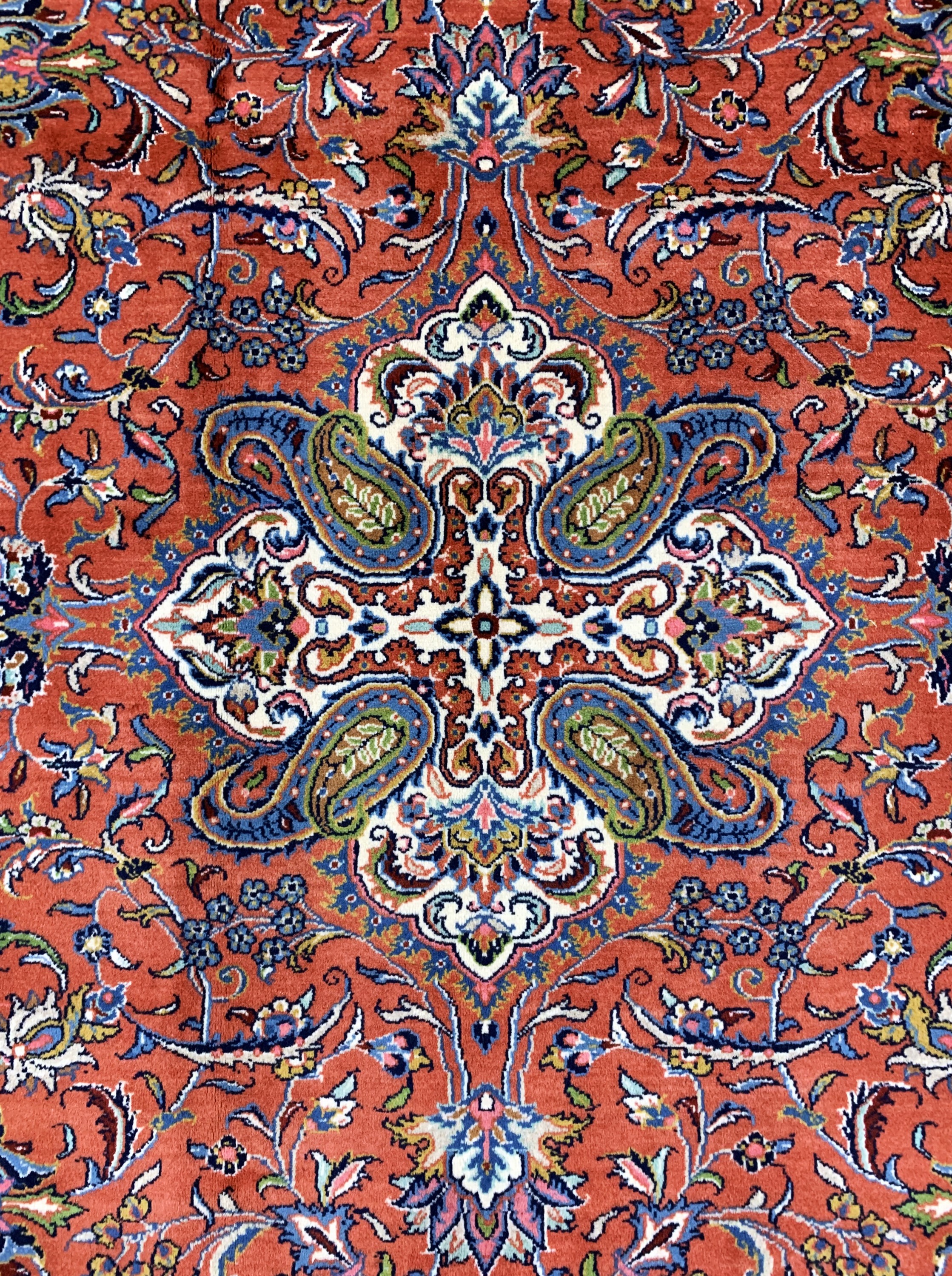 Detail c: Sarogh, Persien, Ende 20.Jhd, Wolle auf Baumwolle, ca. 334 x 251 cm, EHZ: 1-2(nahezu Neuwertig).