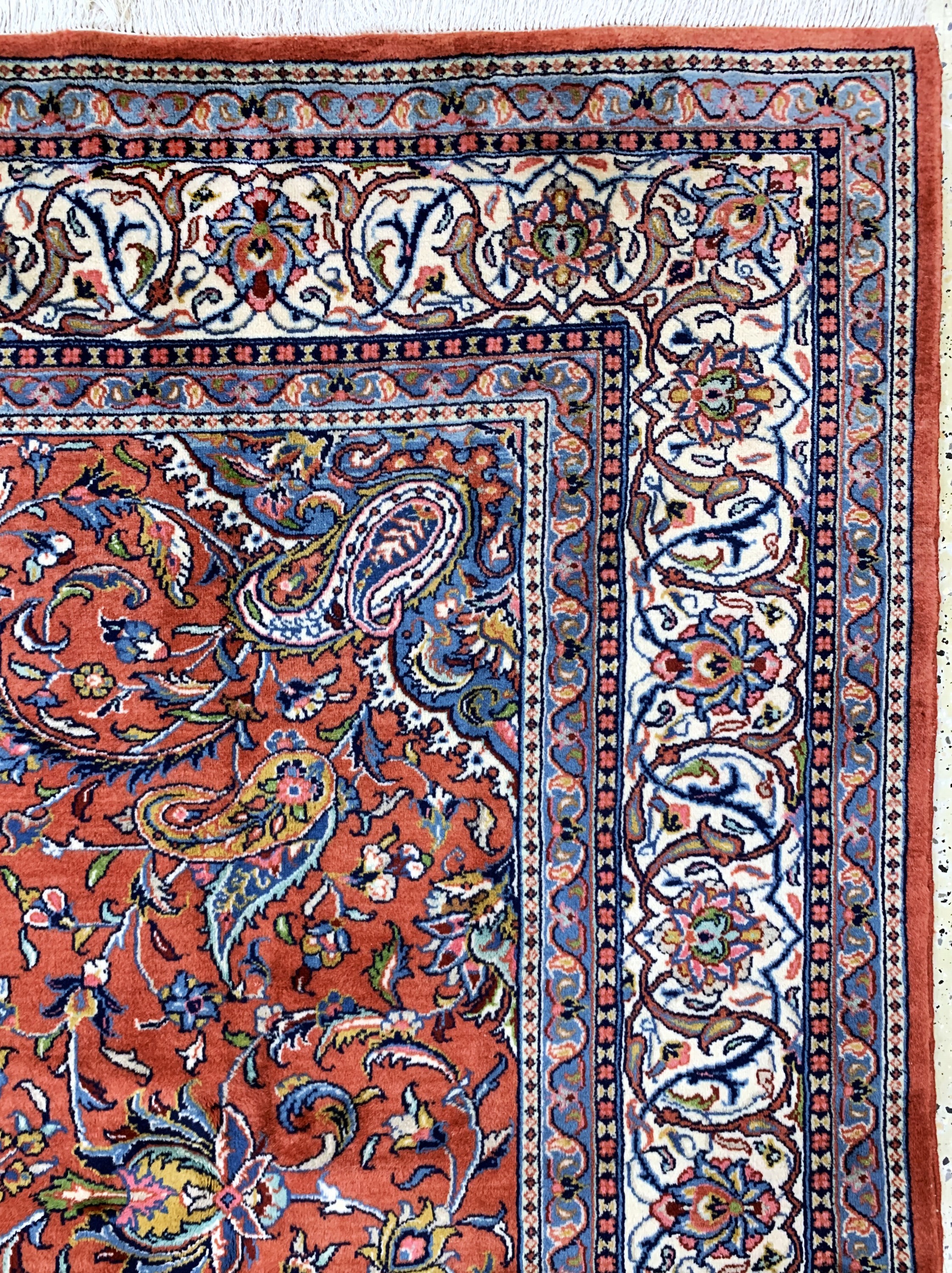 Detail e: Sarogh, Persien, Ende 20.Jhd, Wolle auf Baumwolle, ca. 334 x 251 cm, EHZ: 1-2(nahezu Neuwertig).