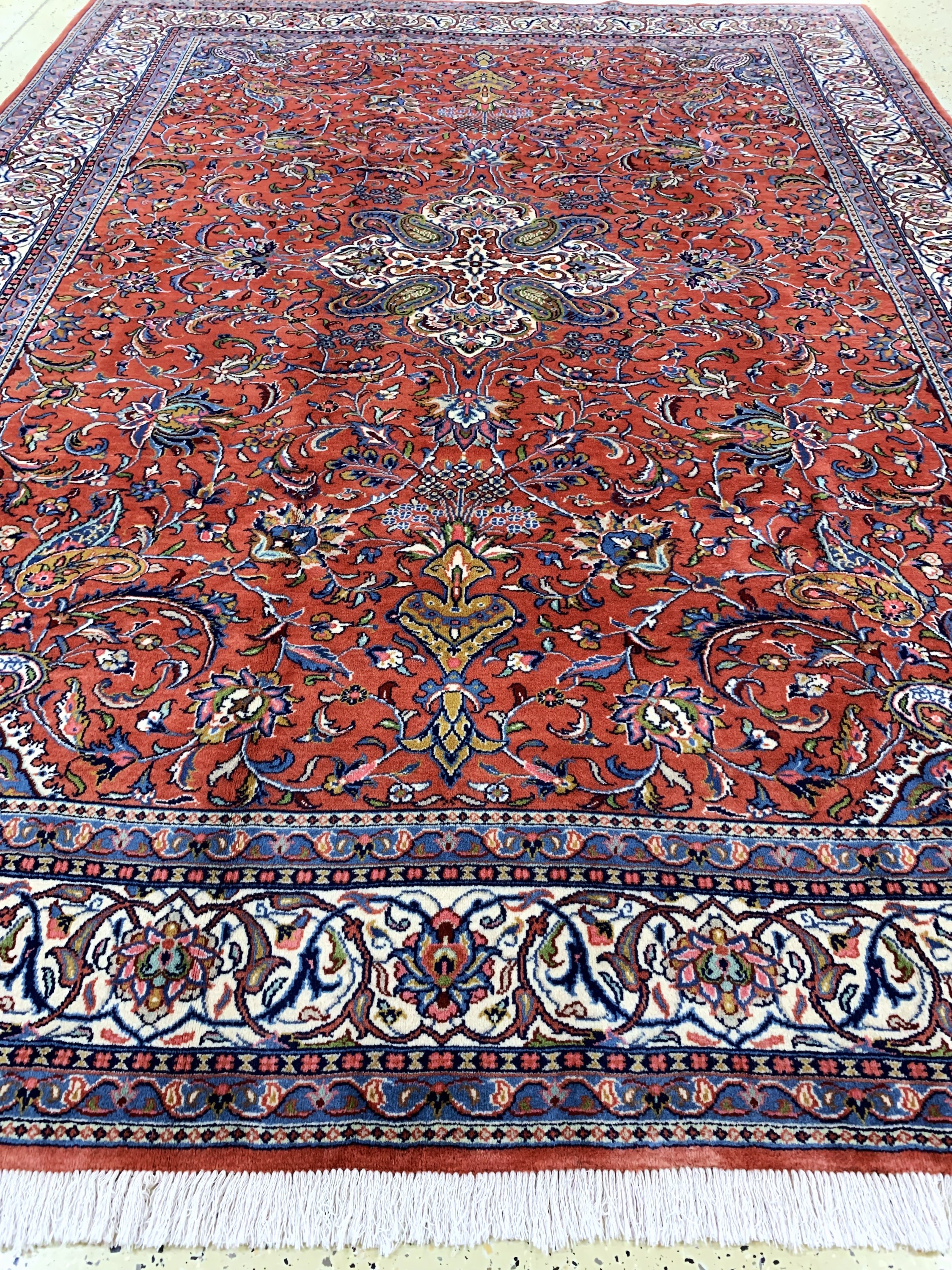 Detail f: Sarogh, Persien, Ende 20.Jhd, Wolle auf Baumwolle, ca. 334 x 251 cm, EHZ: 1-2(nahezu Neuwertig).
