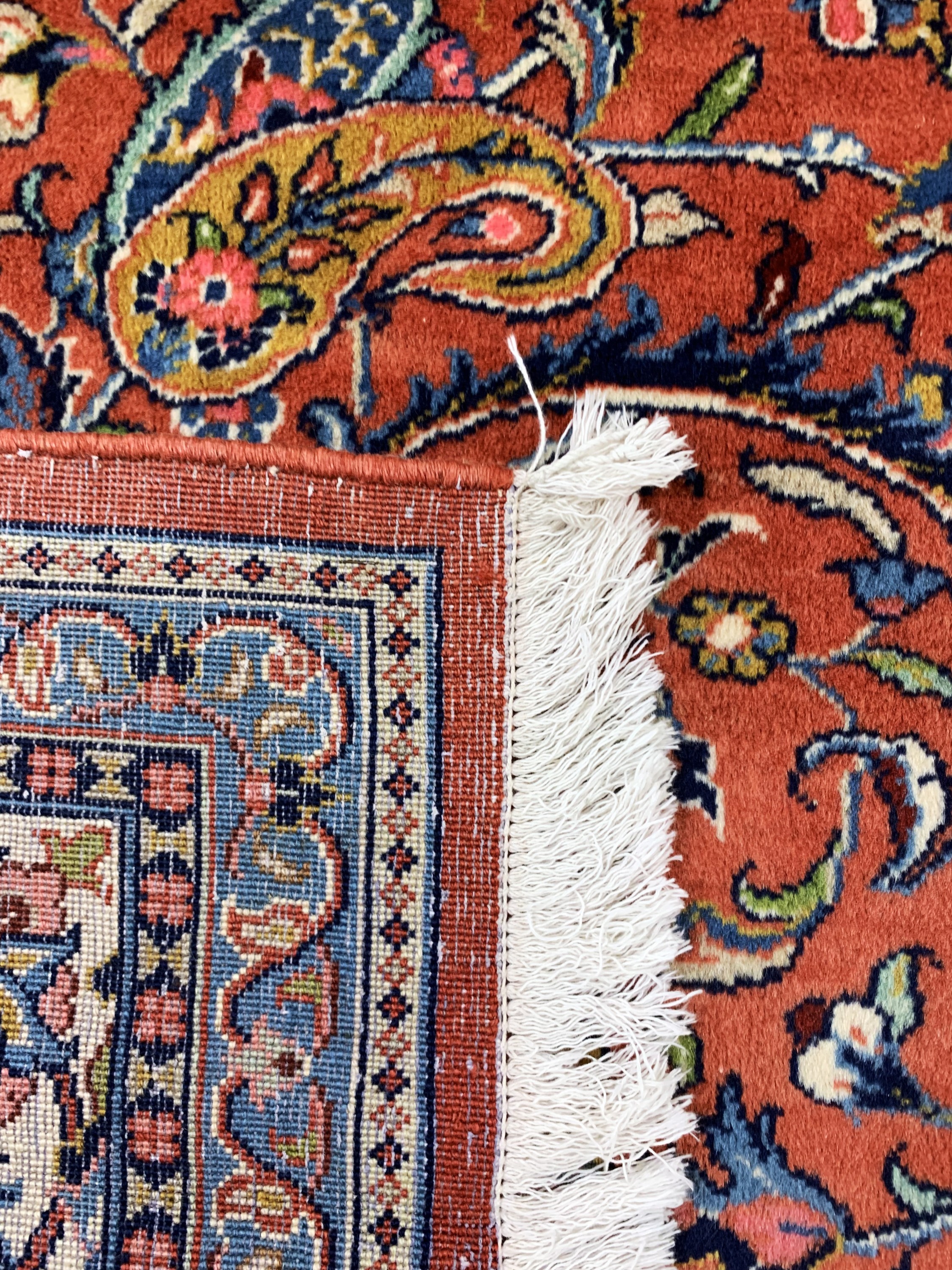Detail g: Sarogh, Persien, Ende 20.Jhd, Wolle auf Baumwolle, ca. 334 x 251 cm, EHZ: 1-2(nahezu Neuwertig).