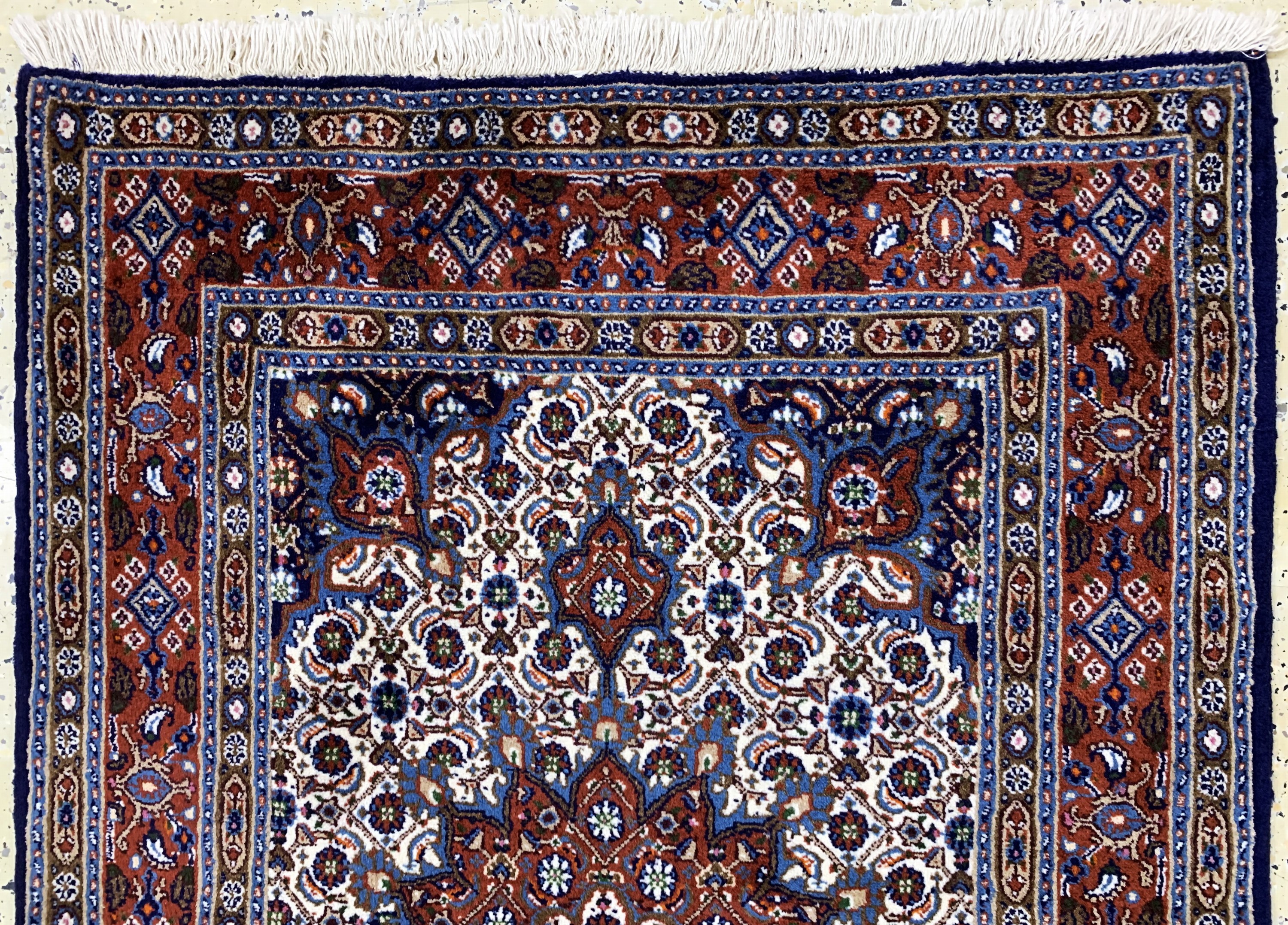 Detail e: Mud fein & Ghom Kork, Persien, Ende 20.Jhd, Korkwolle, ca. 150 x 104 cm, EHZ: 1-2