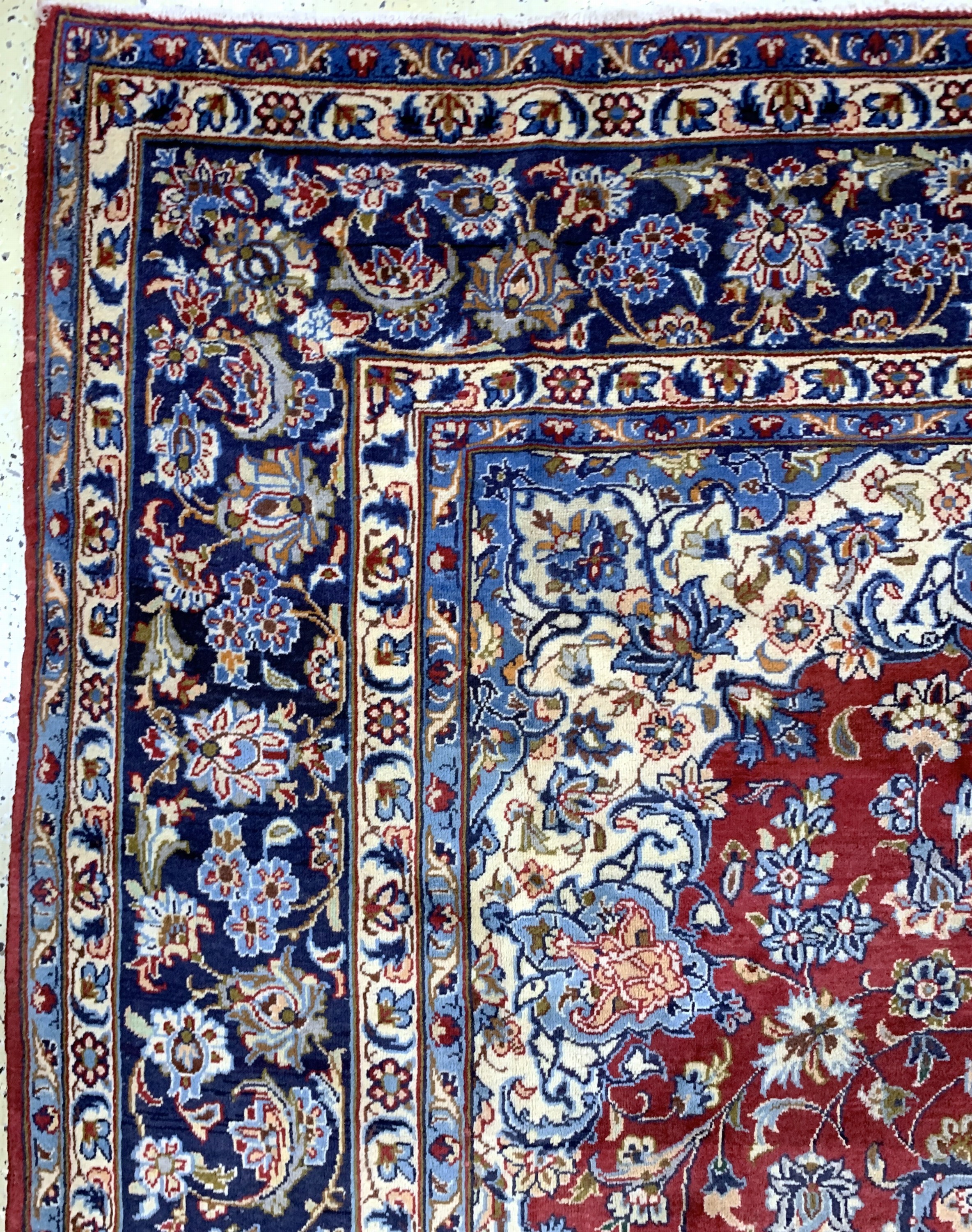Detail d: Nadjafabad , Persien, Wolle auf Baumwolle, ca. 408 x 297 cm, EHZ: 2