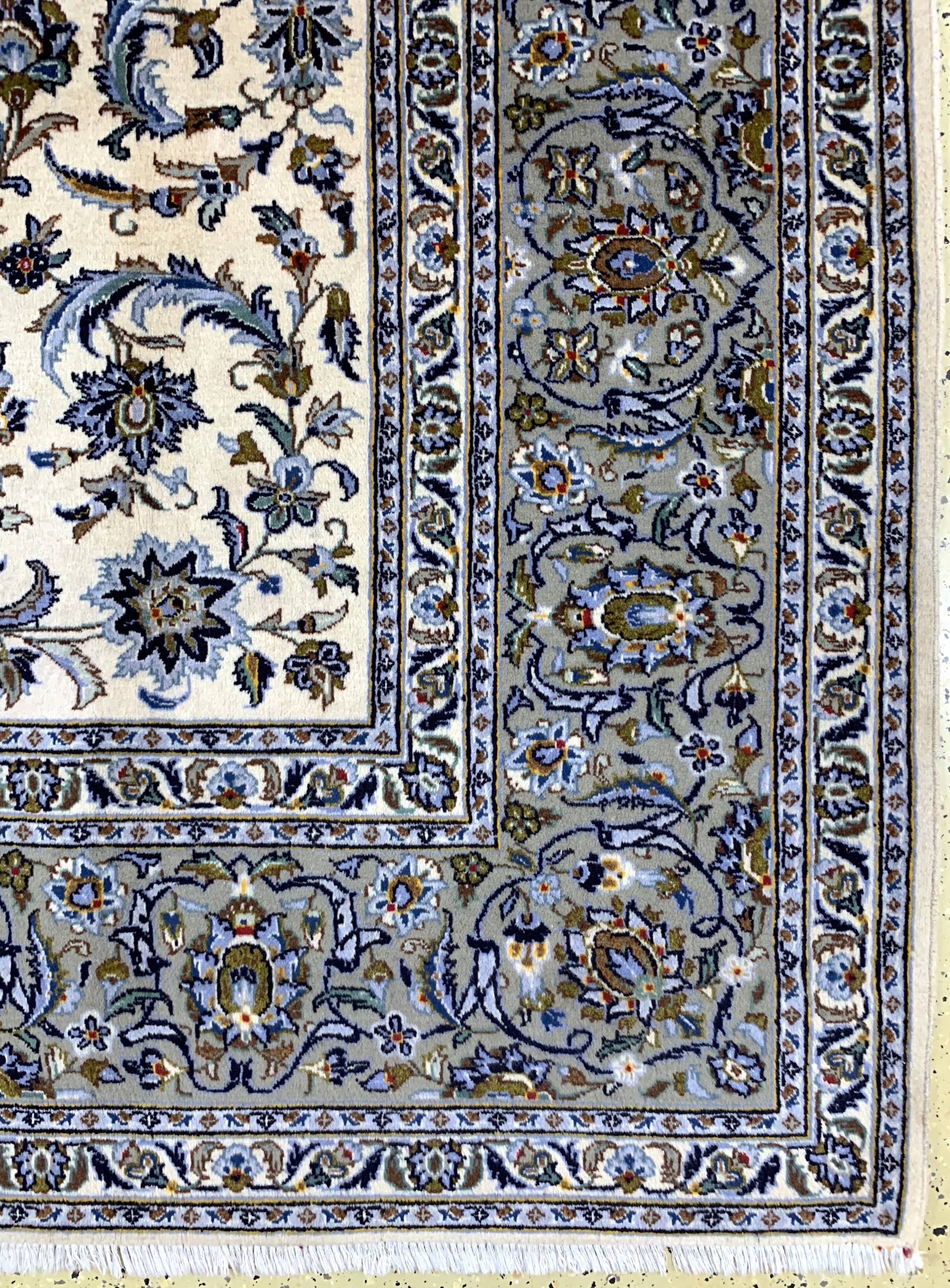 Detail a: Keschan, Persien, Ende 20.Jhd, Wolle auf Baumwolle, ca. 391 x 296 cm, EHZ: 2