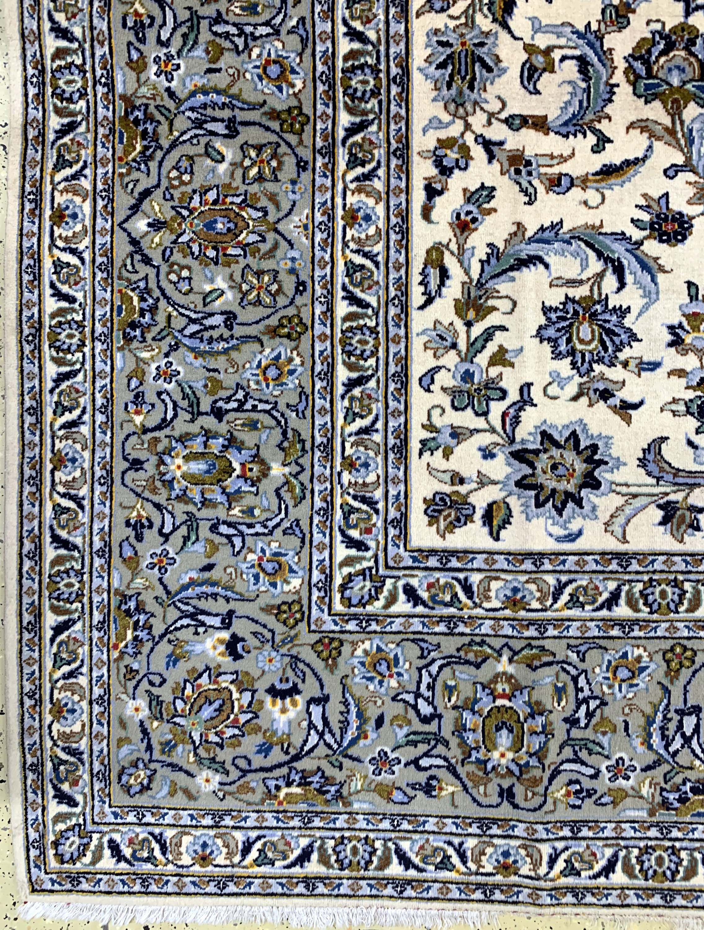 Detail b: Keschan, Persien, Ende 20.Jhd, Wolle auf Baumwolle, ca. 391 x 296 cm, EHZ: 2