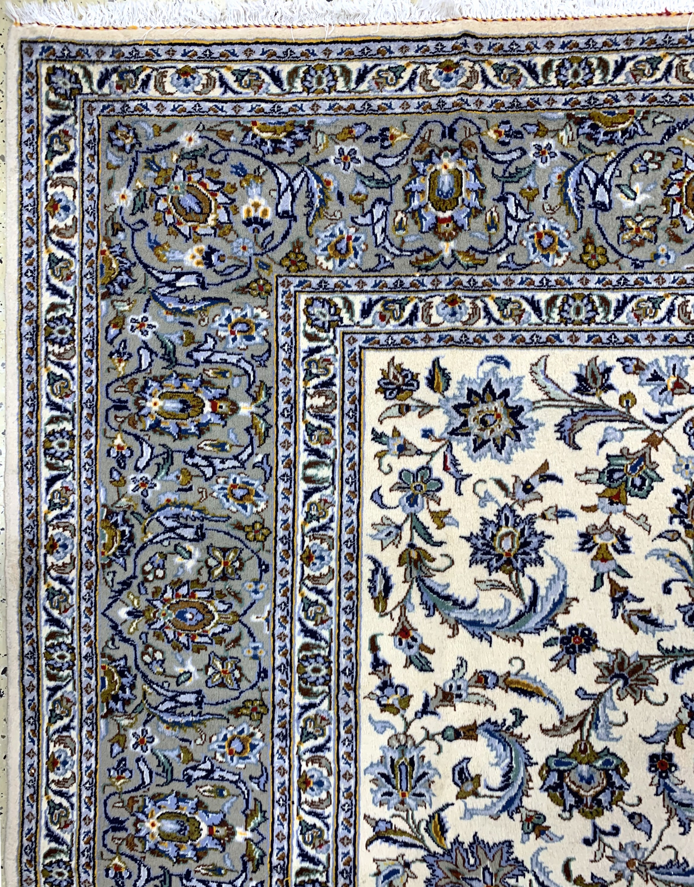 Detail d: Keschan, Persien, Ende 20.Jhd, Wolle auf Baumwolle, ca. 391 x 296 cm, EHZ: 2